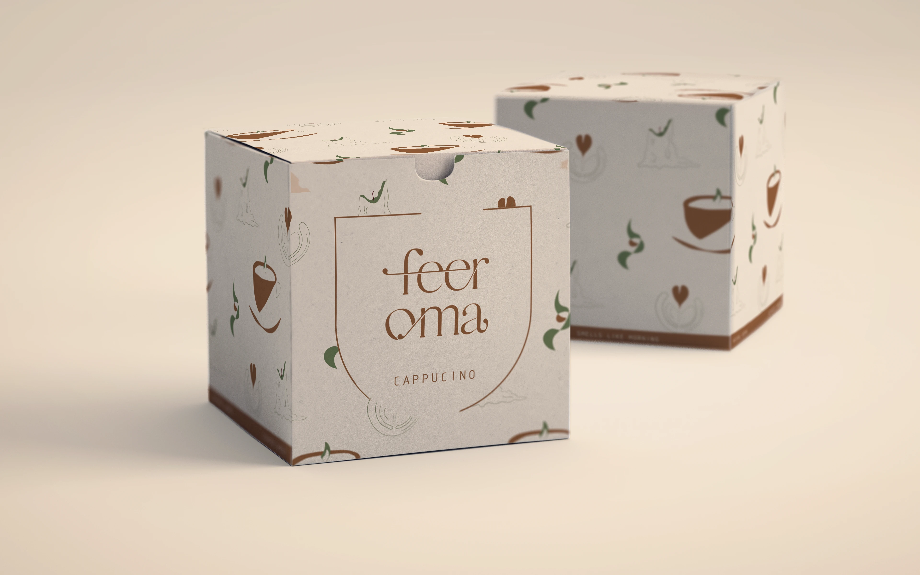 Packaging Design for the Cappucino Candle