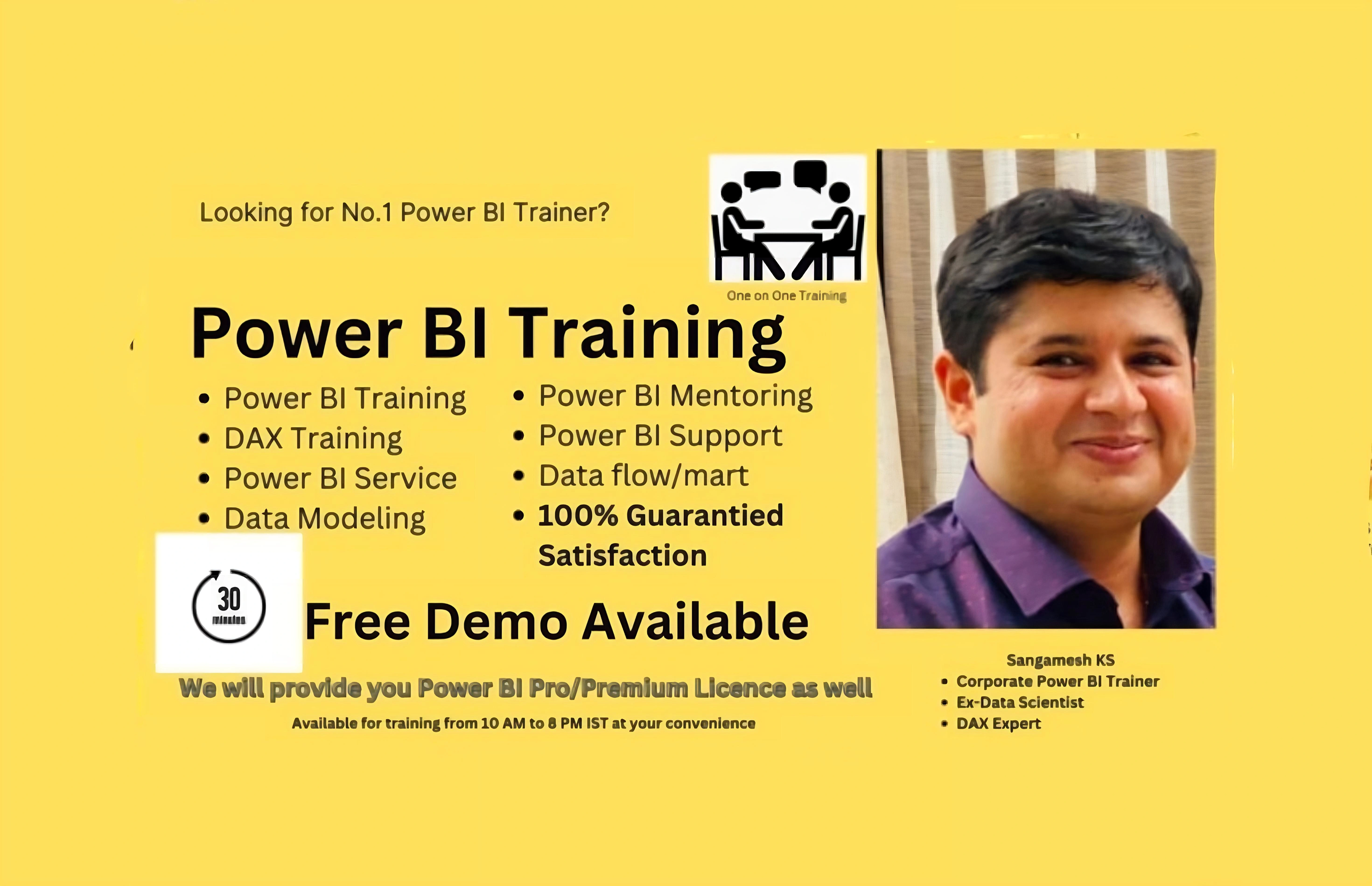 Looking for a top-rated Power Bi Trainer?  -   Get Trained by a Power BI Pro & Ex-Data Scientist!