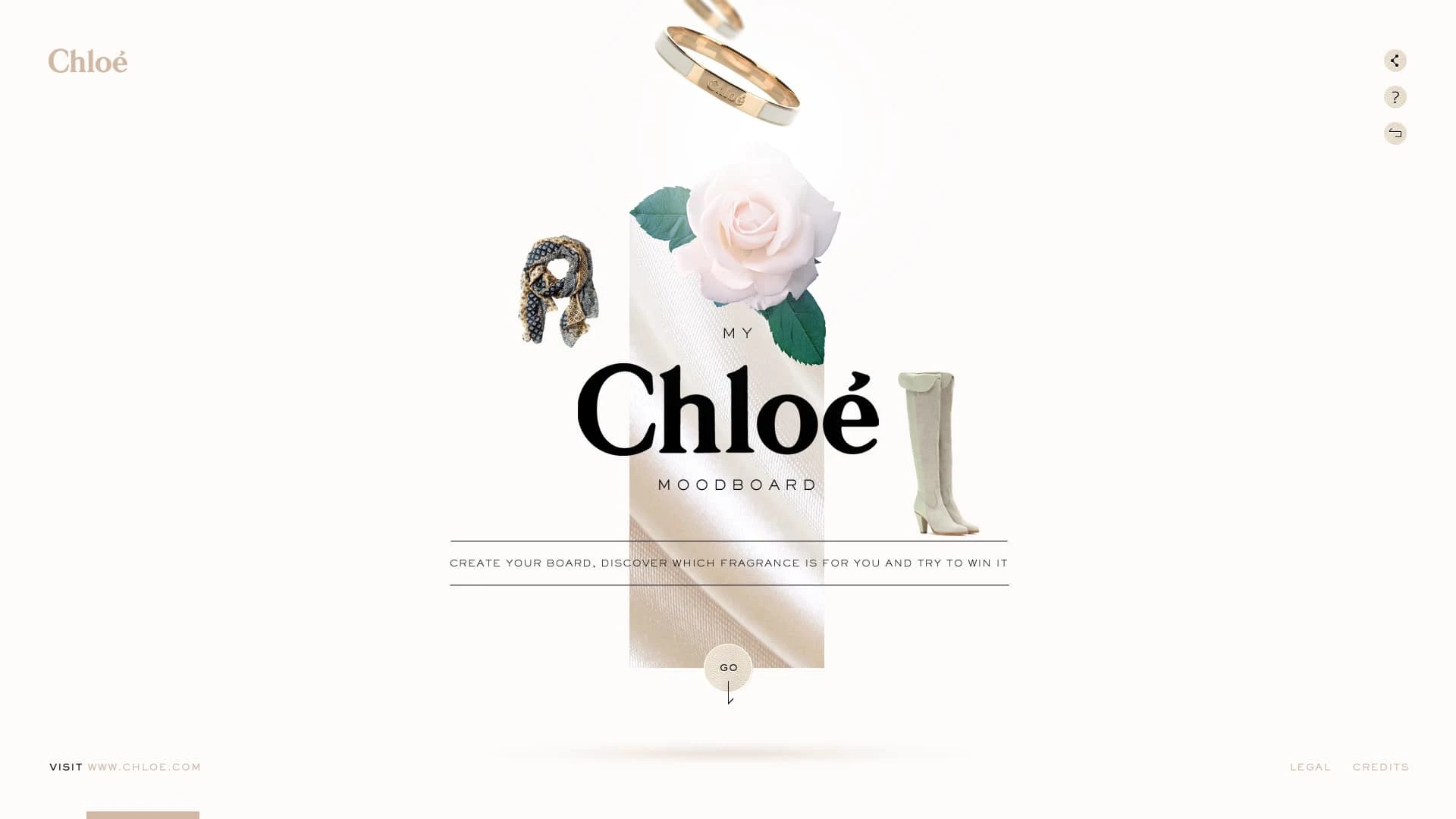 My Moodboard by Chloé - Intro page