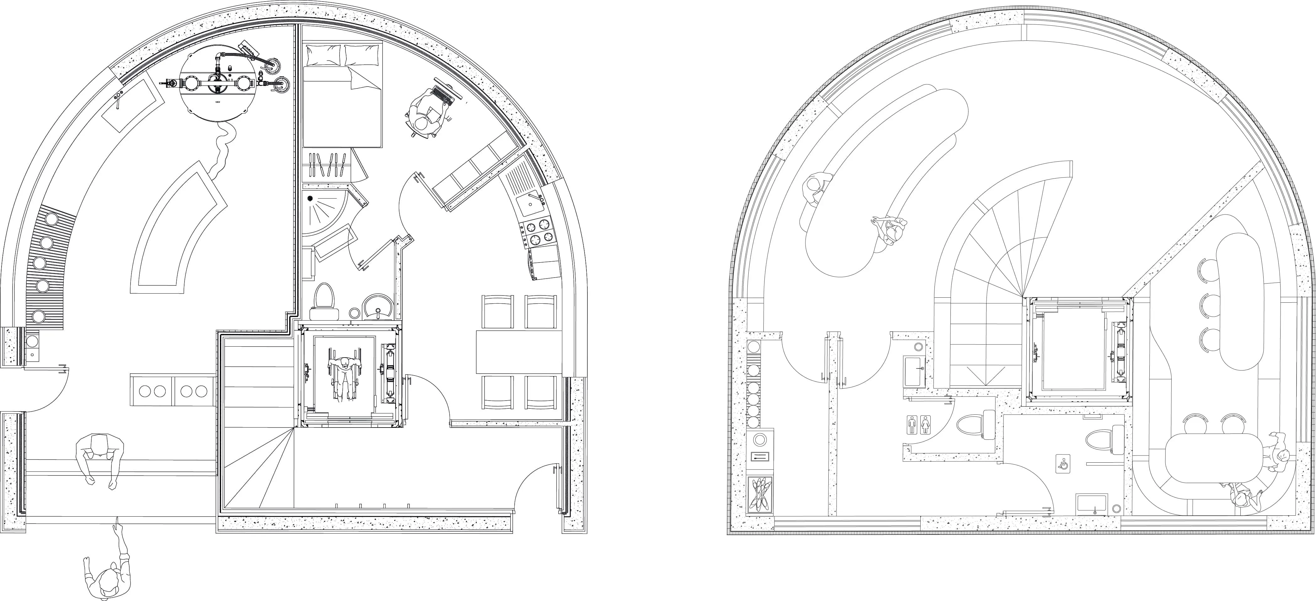 Ground Floor + Basement (Cellar+Restaurant)