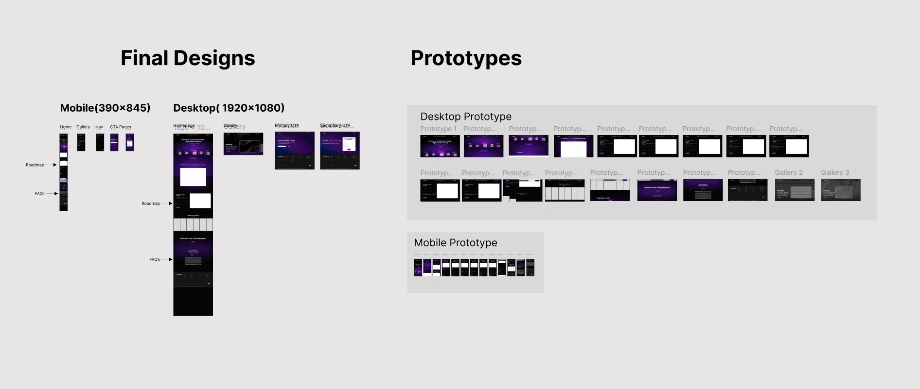 Designs in Figma