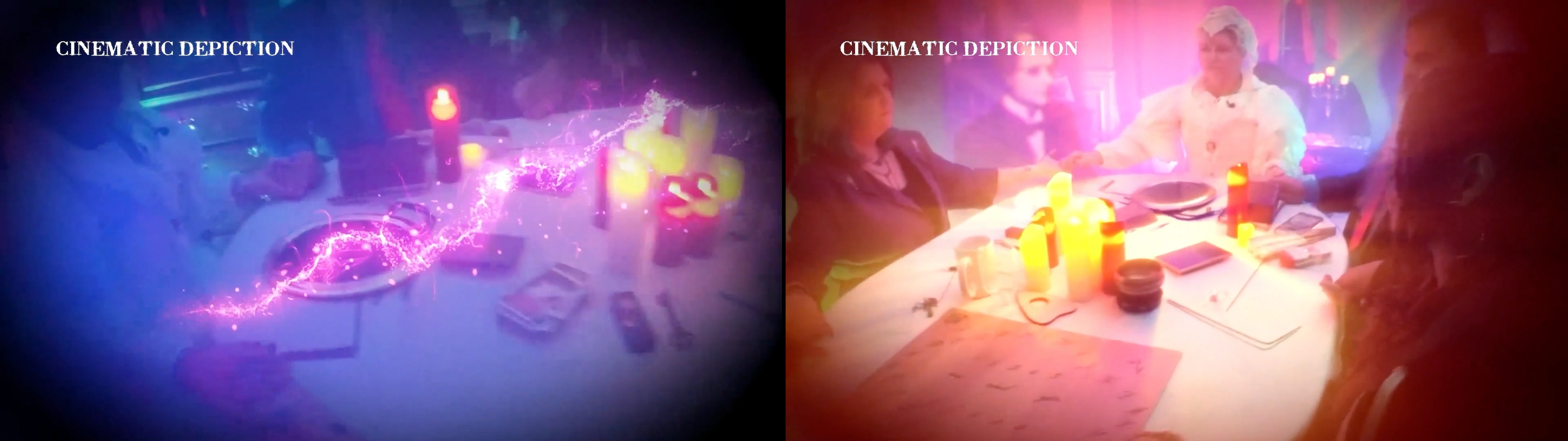 This Halloween séance piece gave me the opportunity to use particle emitters, shine effects, and dramatic color grading to creating a spooky, atmospheric visual experience.