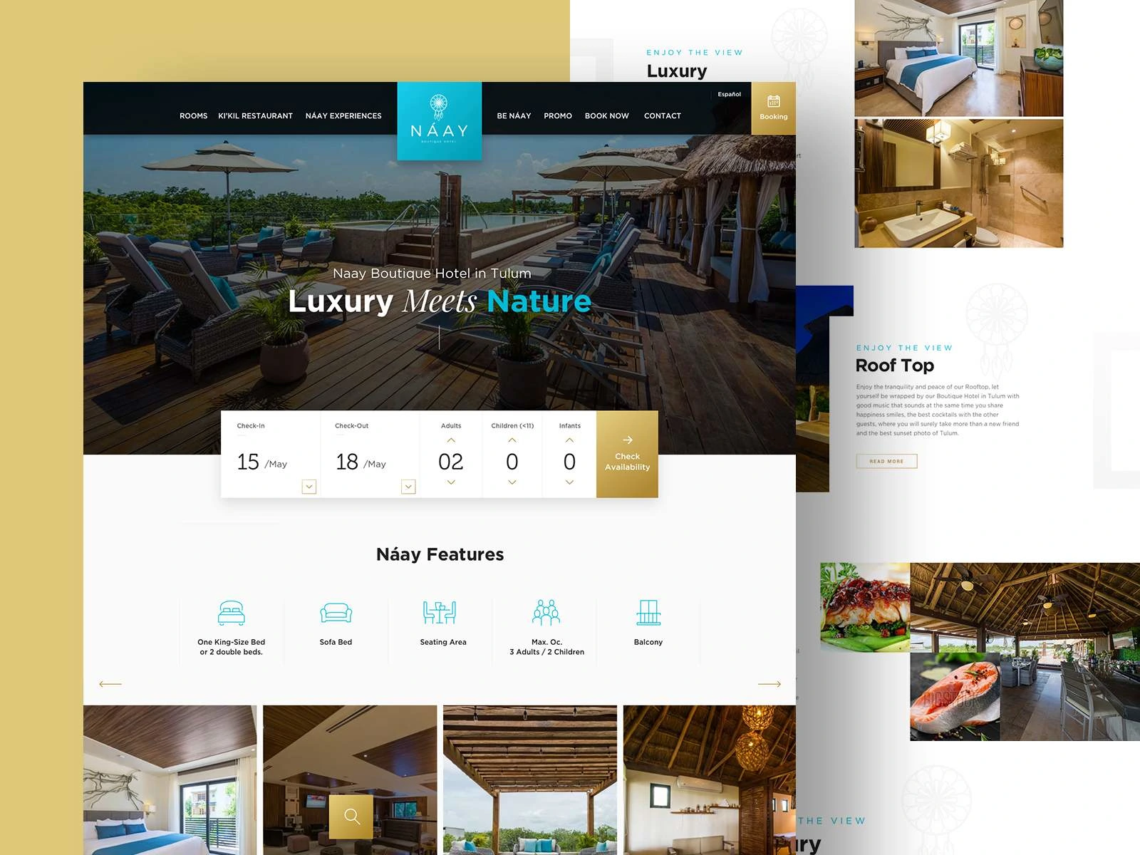 Luxury Hotel Website Design