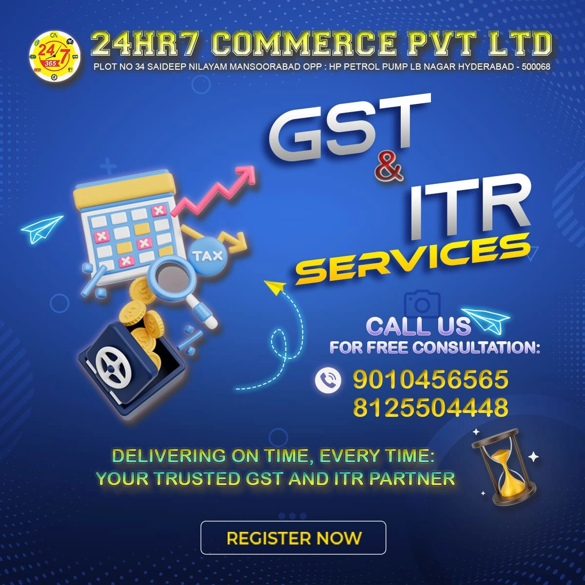 Engaging Facebook Lead Design for GST and ITR Filing Services