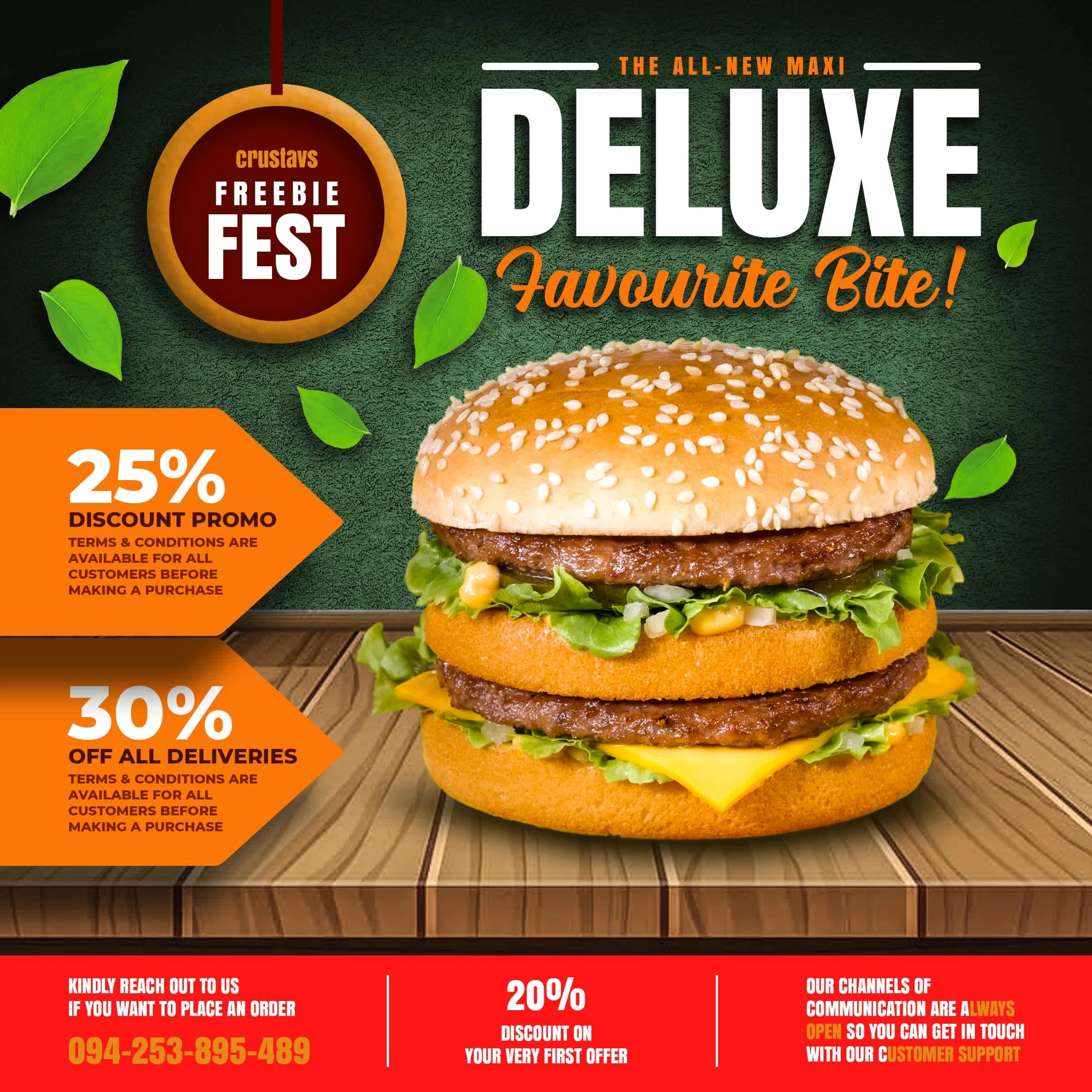 Crustavs-Deluxe-Burger-Advertisement-Design