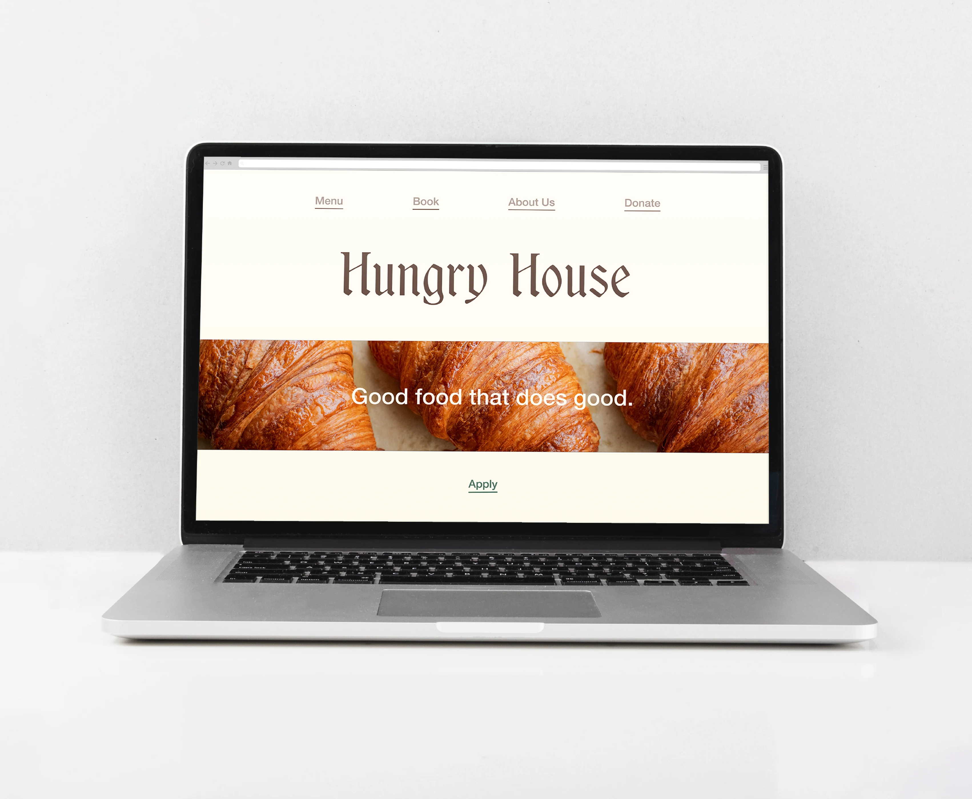 HH website homepage