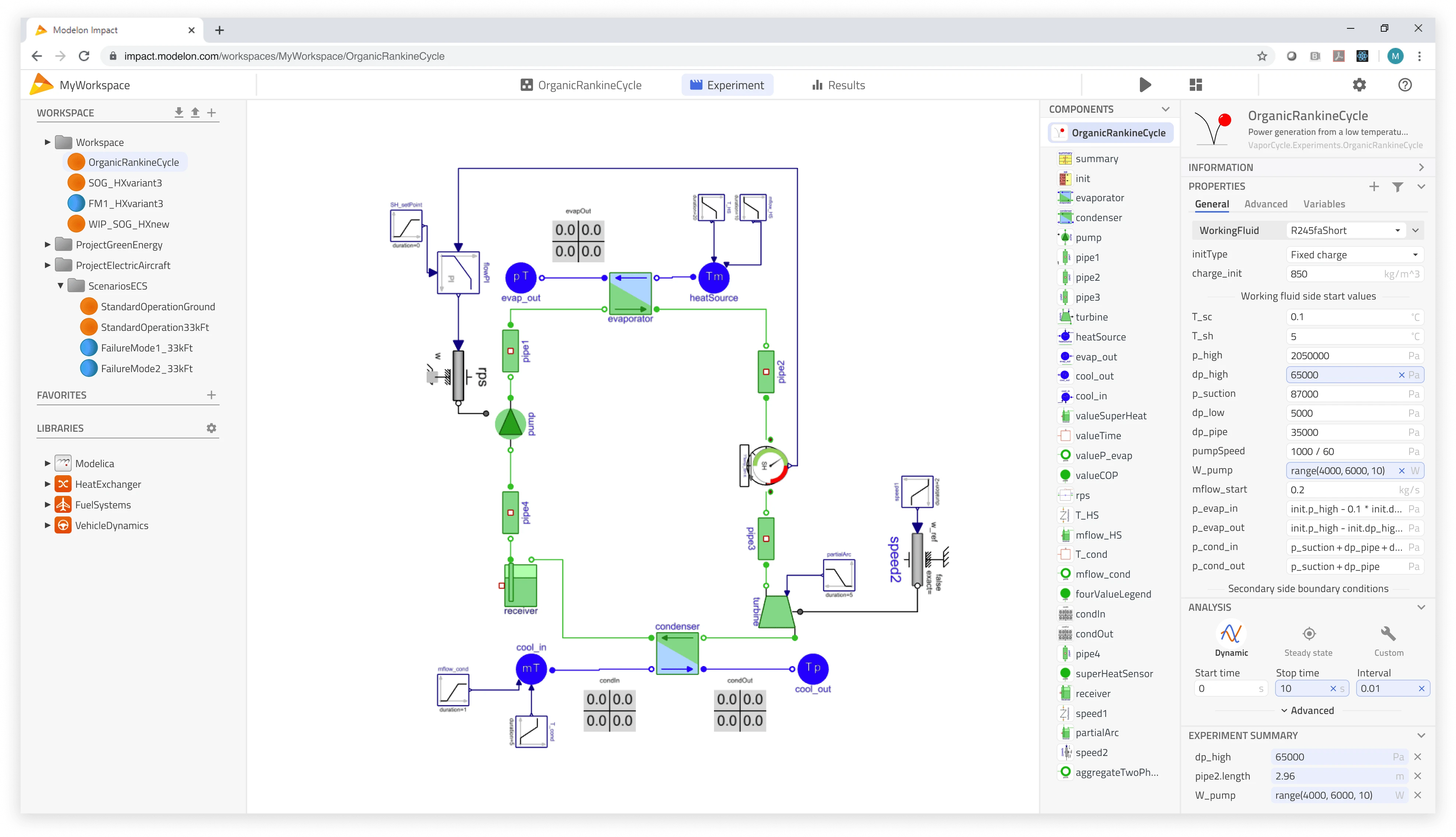 Fluid system in Modelon Impact