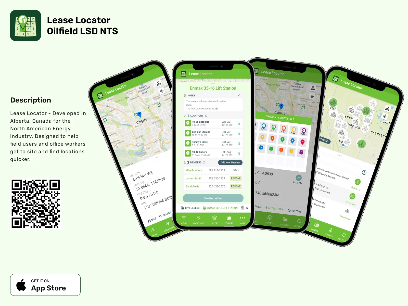 Lease Locator Oilfield app