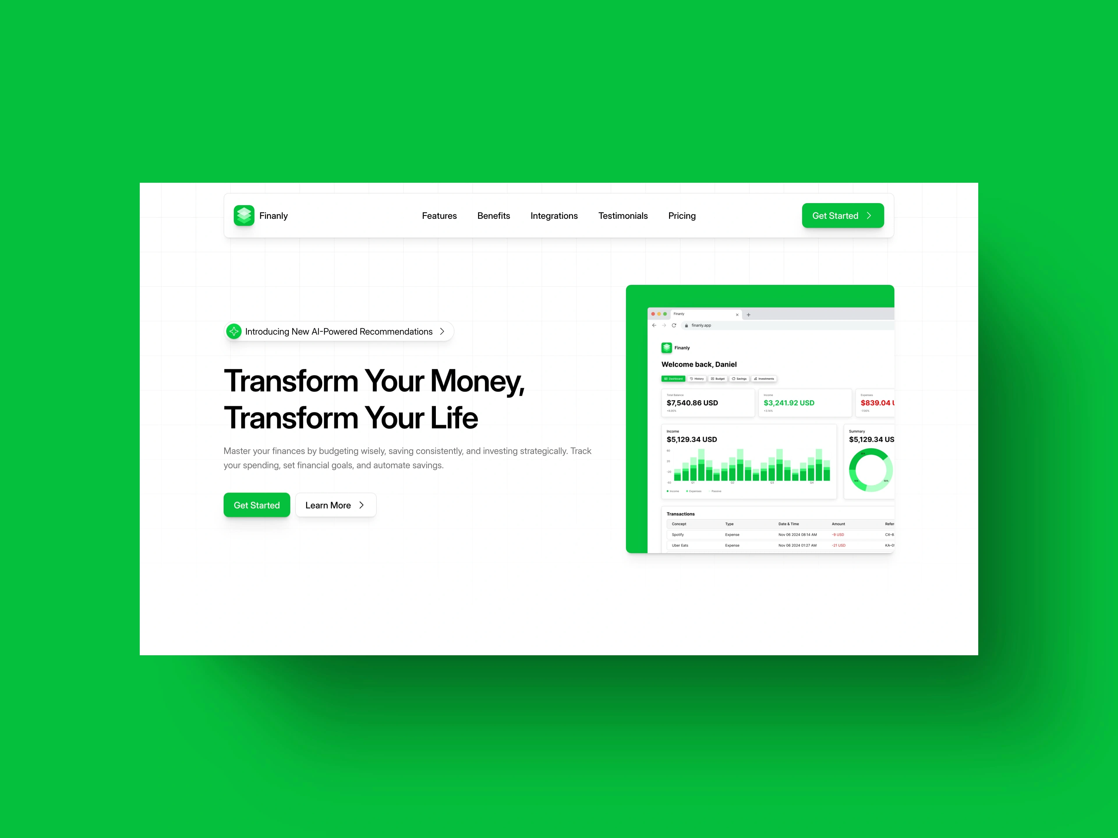 Modern SaaS Landing Page and Website Web Design Inspiration