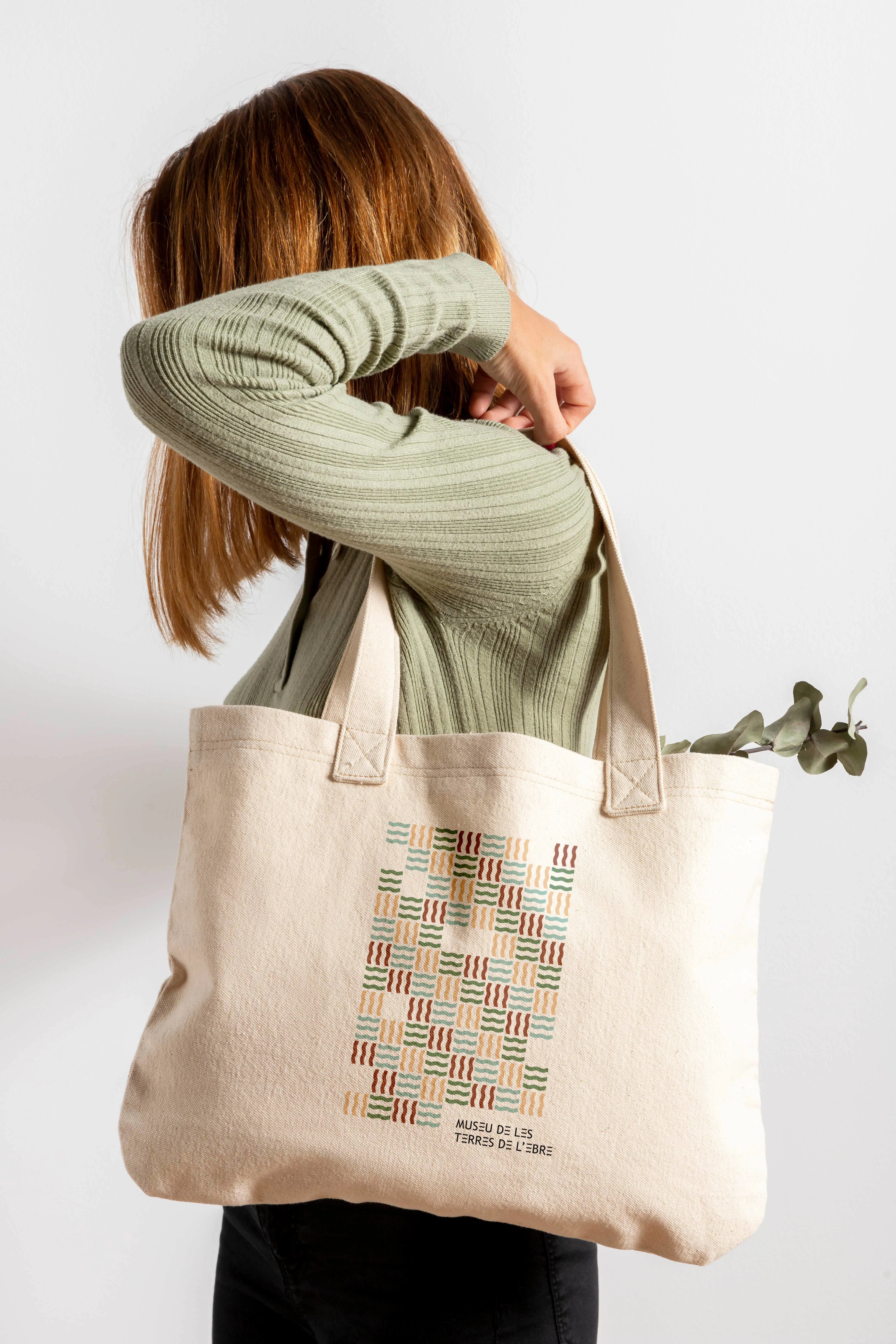 Tote bag with the corporate identity details