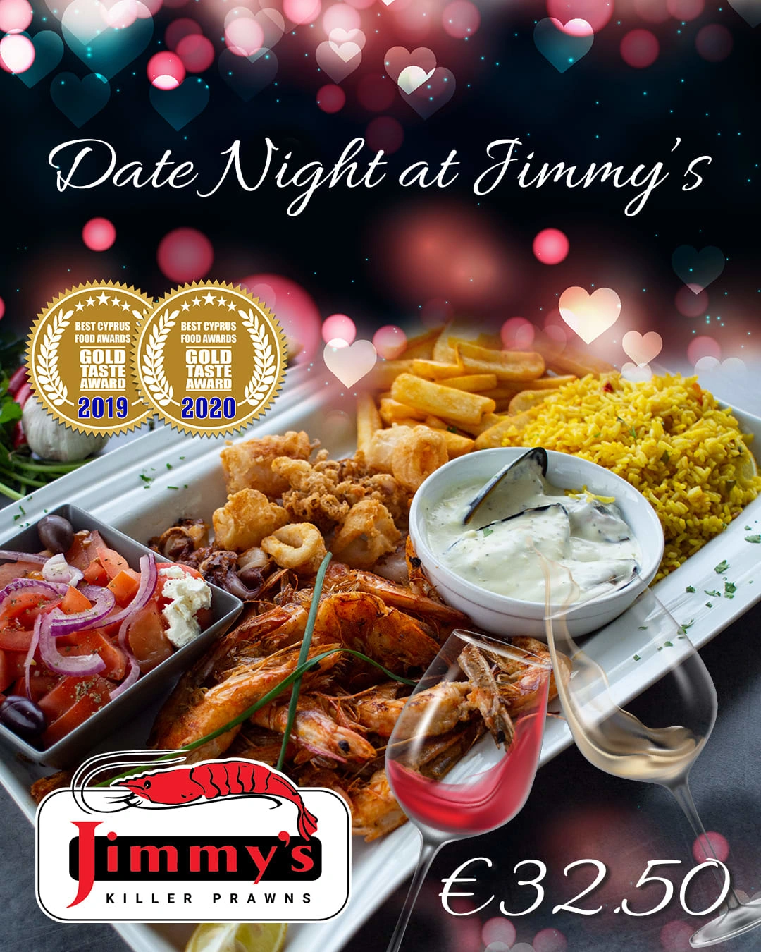 Jimmy's Killer Prawns Restaurant - Date Night Promotion