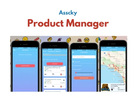 Screen shots of Asscky App from the App Store