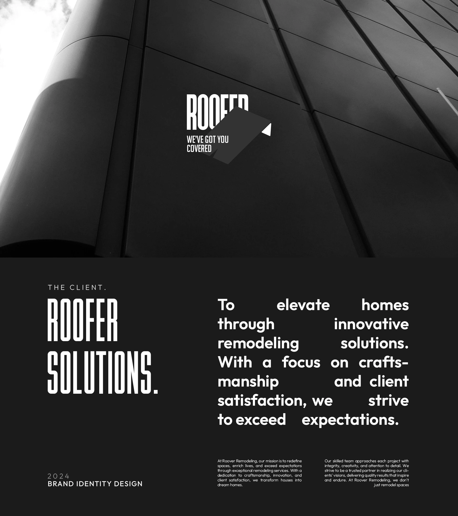 Roover: Where Innovation Meets Excellence. As the creative minds behind the brand identity, we embody modernity and professionalism. Our cutting-edge designs redefine spaces and exceed expectations, enriching lives with every project. Join us in transforming homes and setting new industry standards!