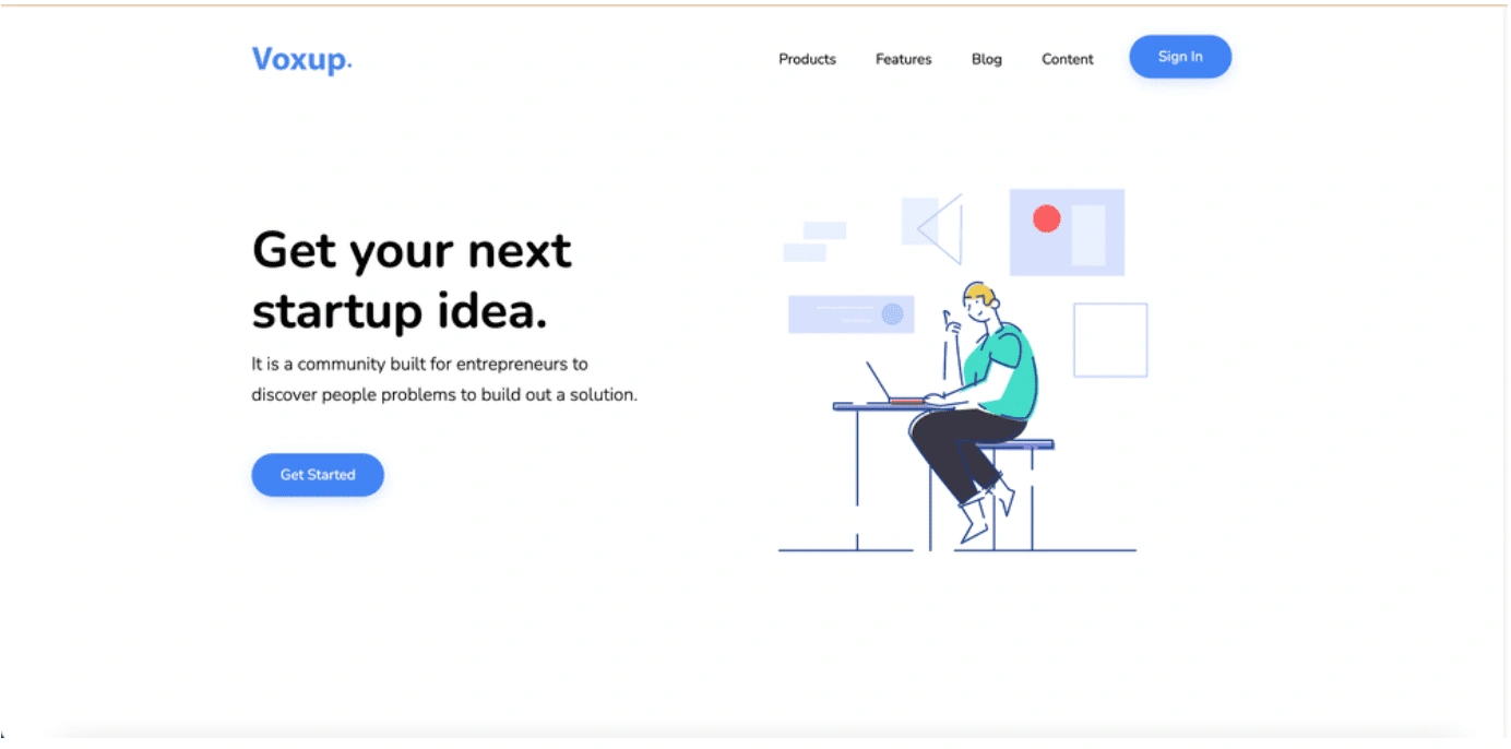 Landing Page Hero Section