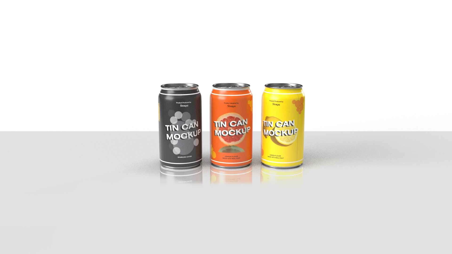 Tin can Mockup