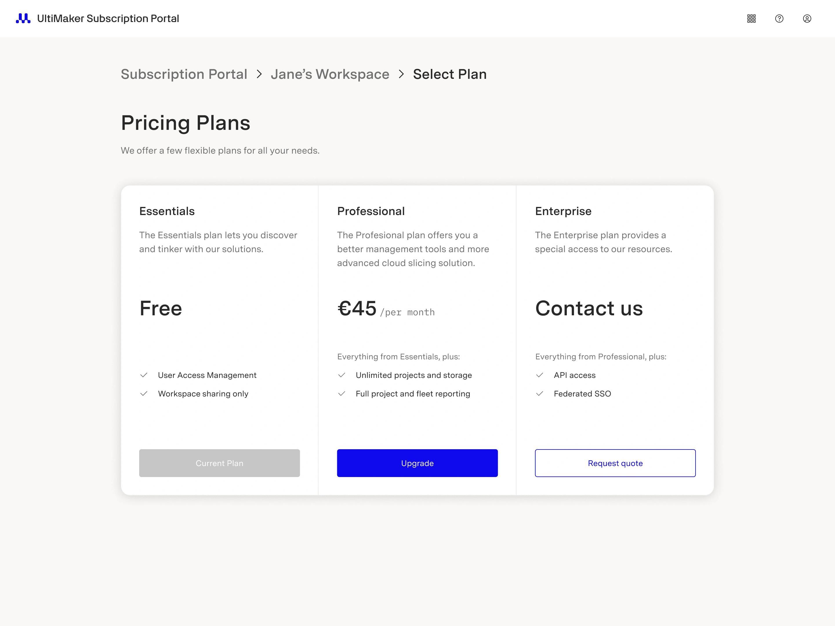 Pricing Plans