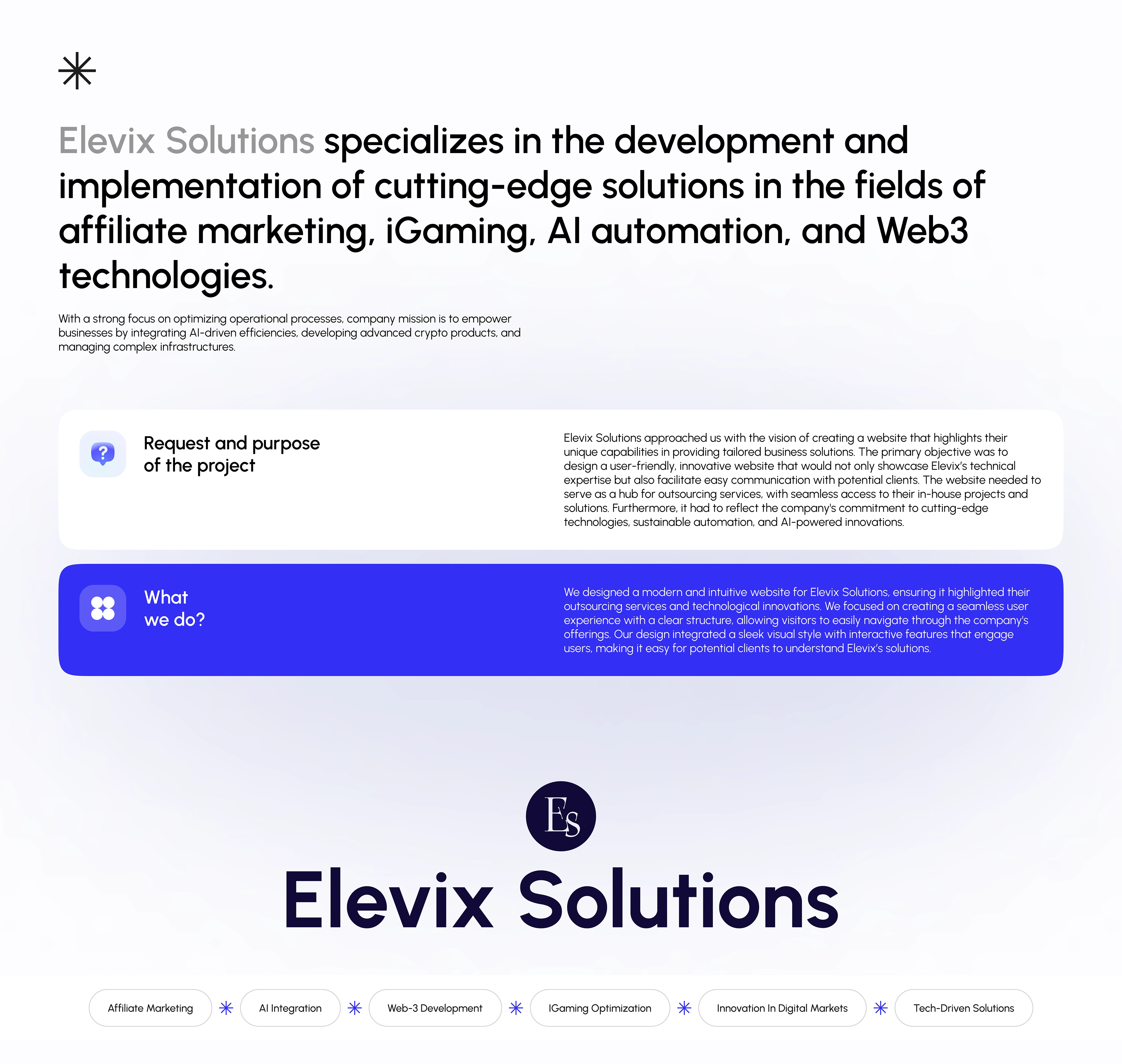 About Elevix Solutions