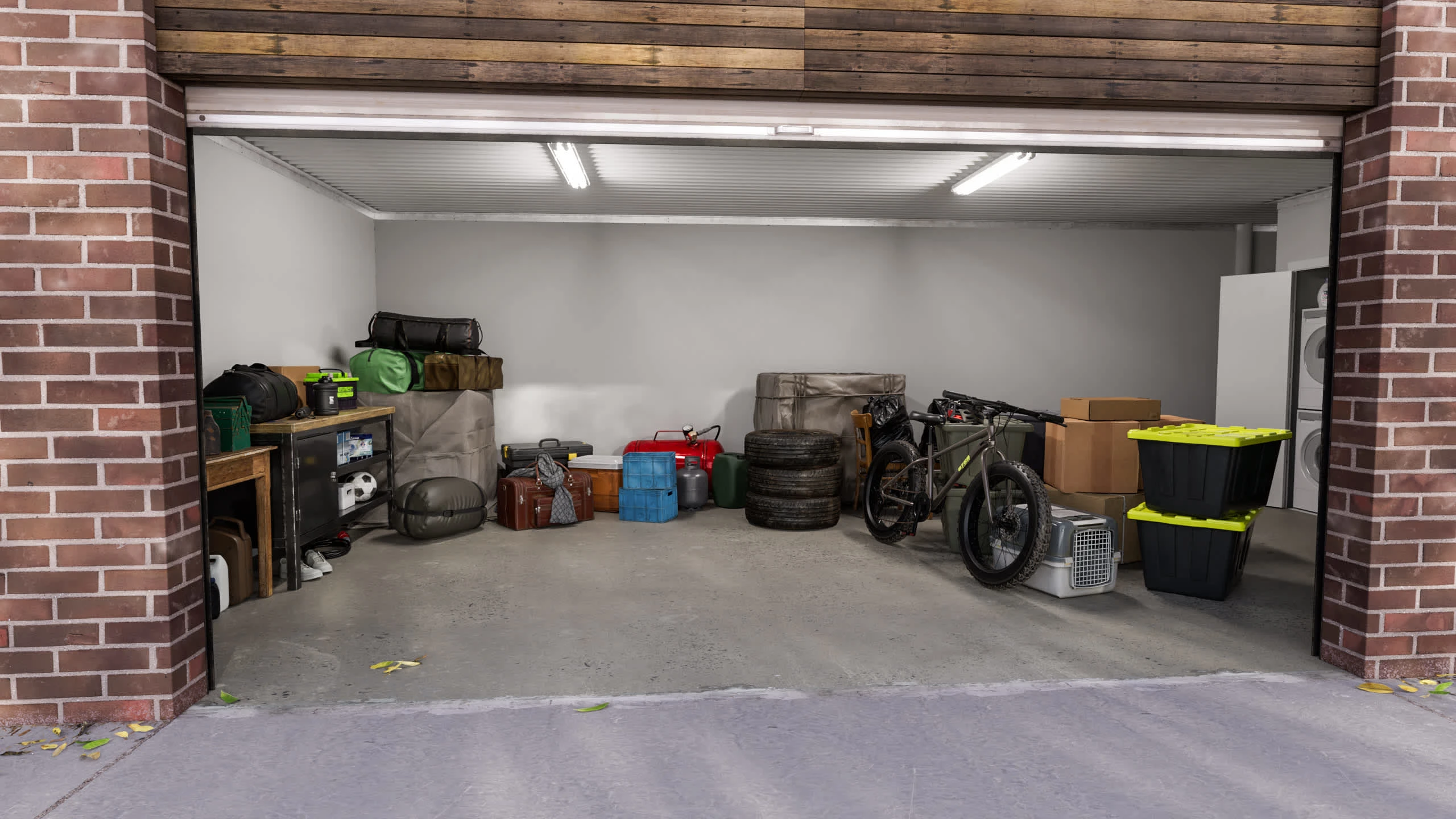 Double Garage Messy - Full Shot