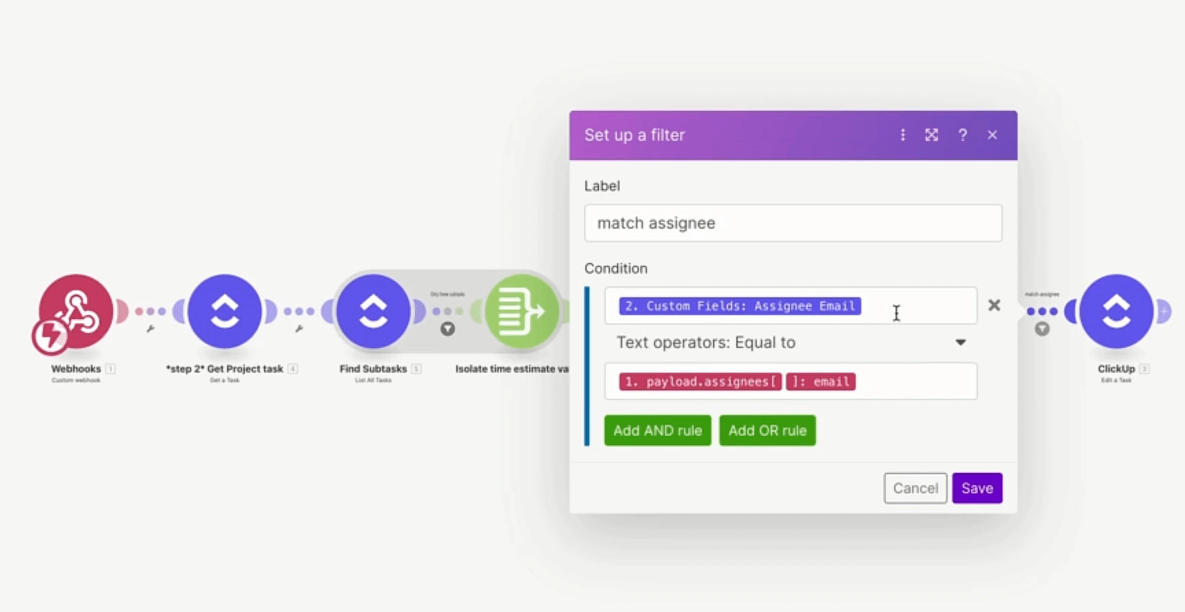 Automatically track increases and decreases to team member workflows