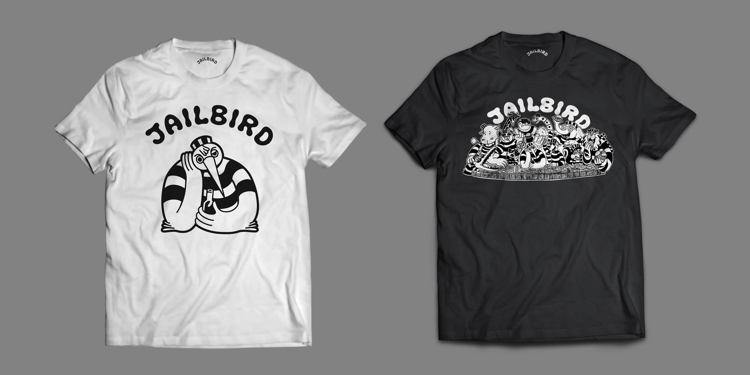 Merch design for Jailbird.