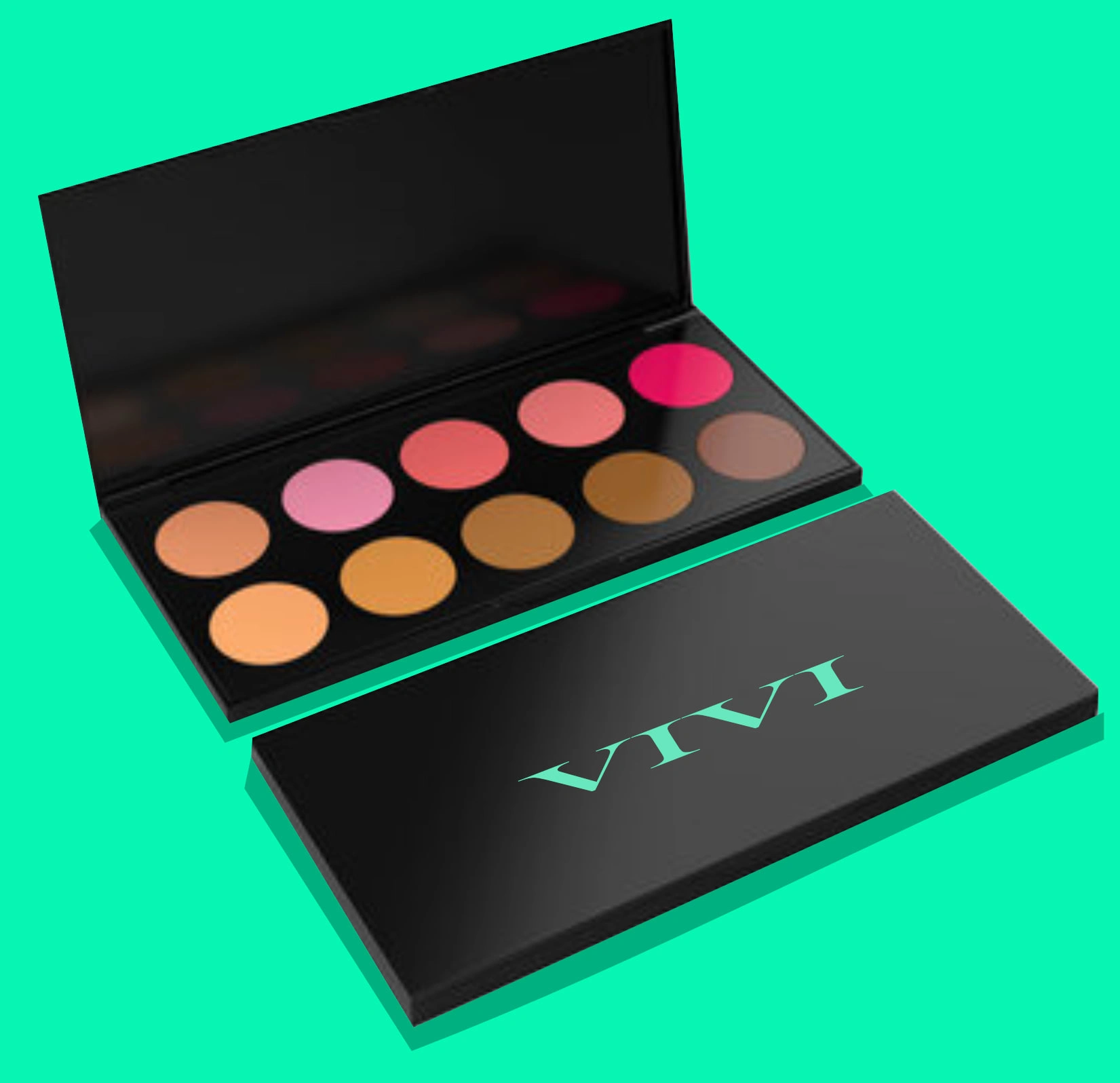 mockup eyeshadow palette of VIVI