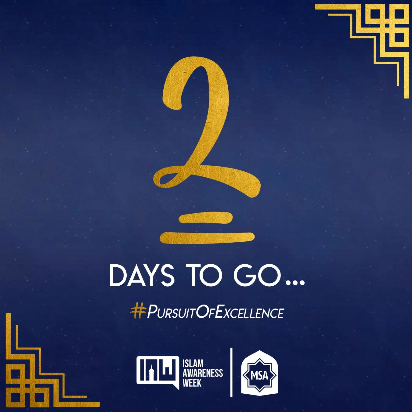 2 Days to Go | #PursuitOfExcellence