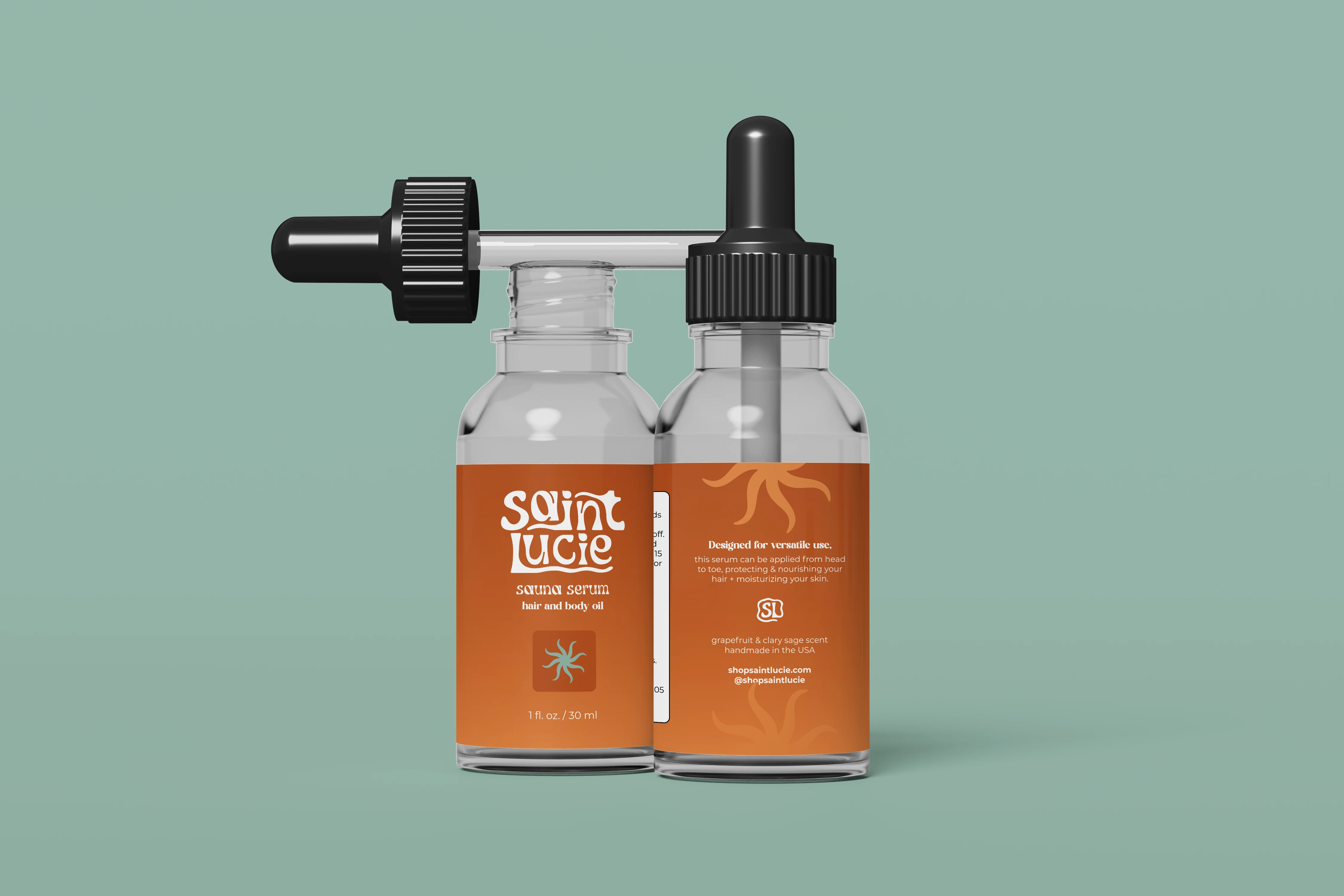 The approved serum label design.