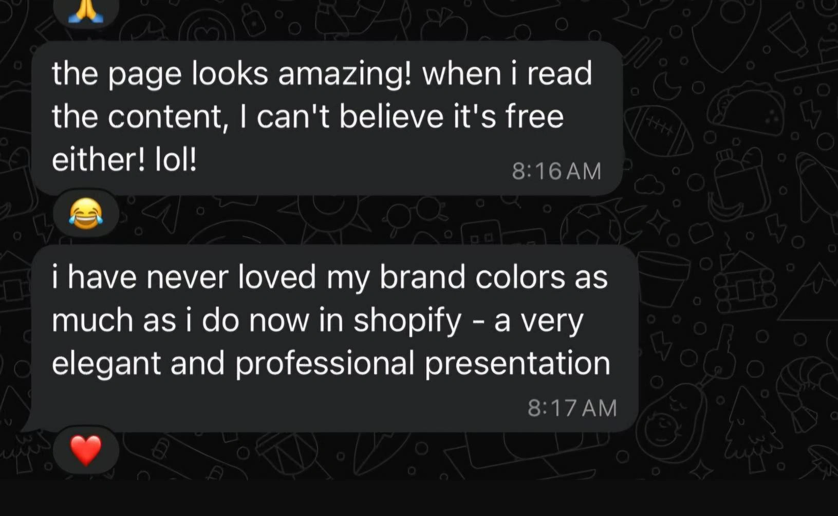 Client feedback 2