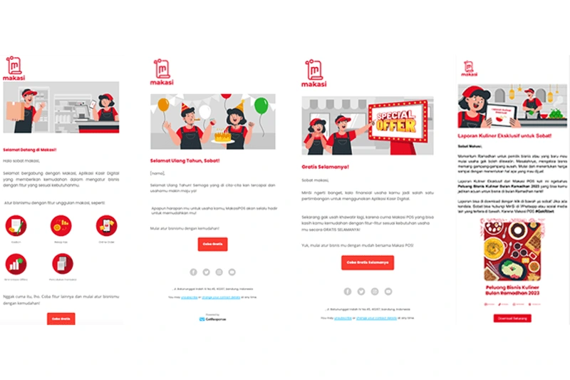 MakasiPOS Email Marketing Template