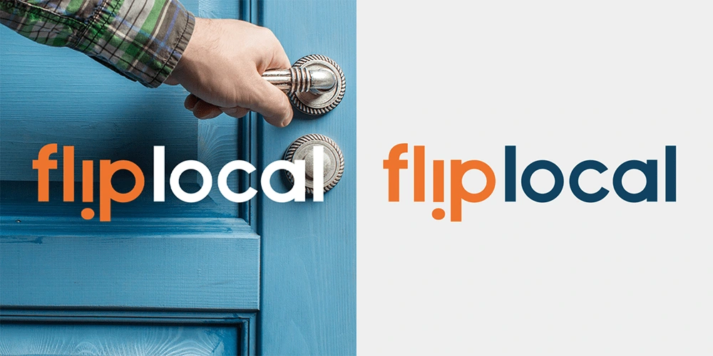 FlipLocal Logo in both color variations