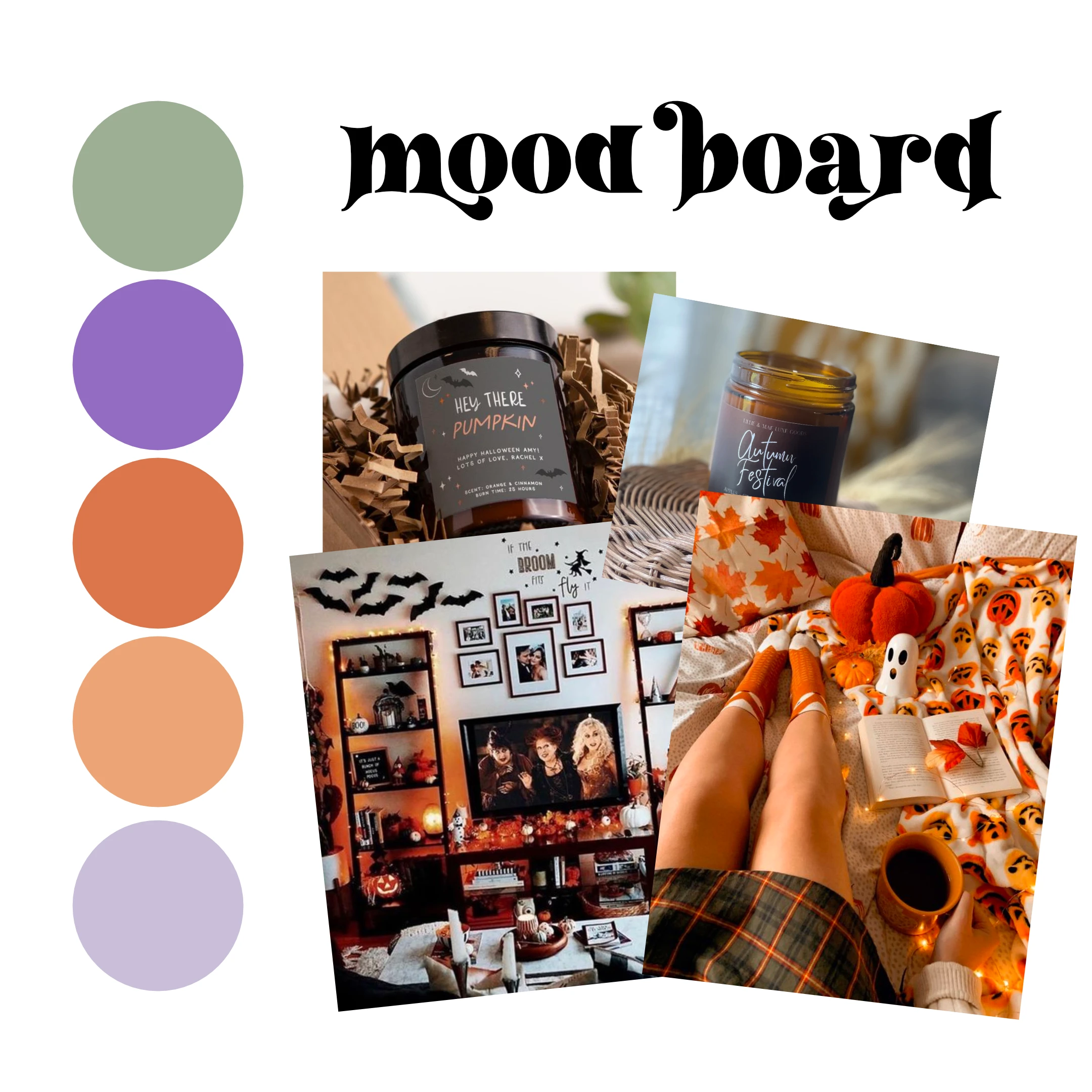 Mood board and Color Palette