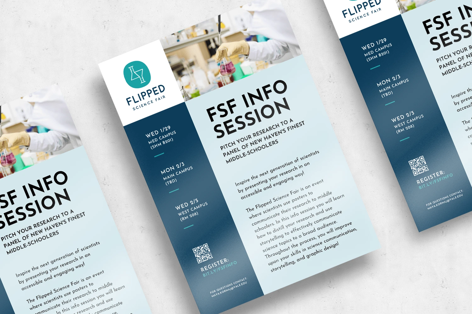 Flyer template in Canva