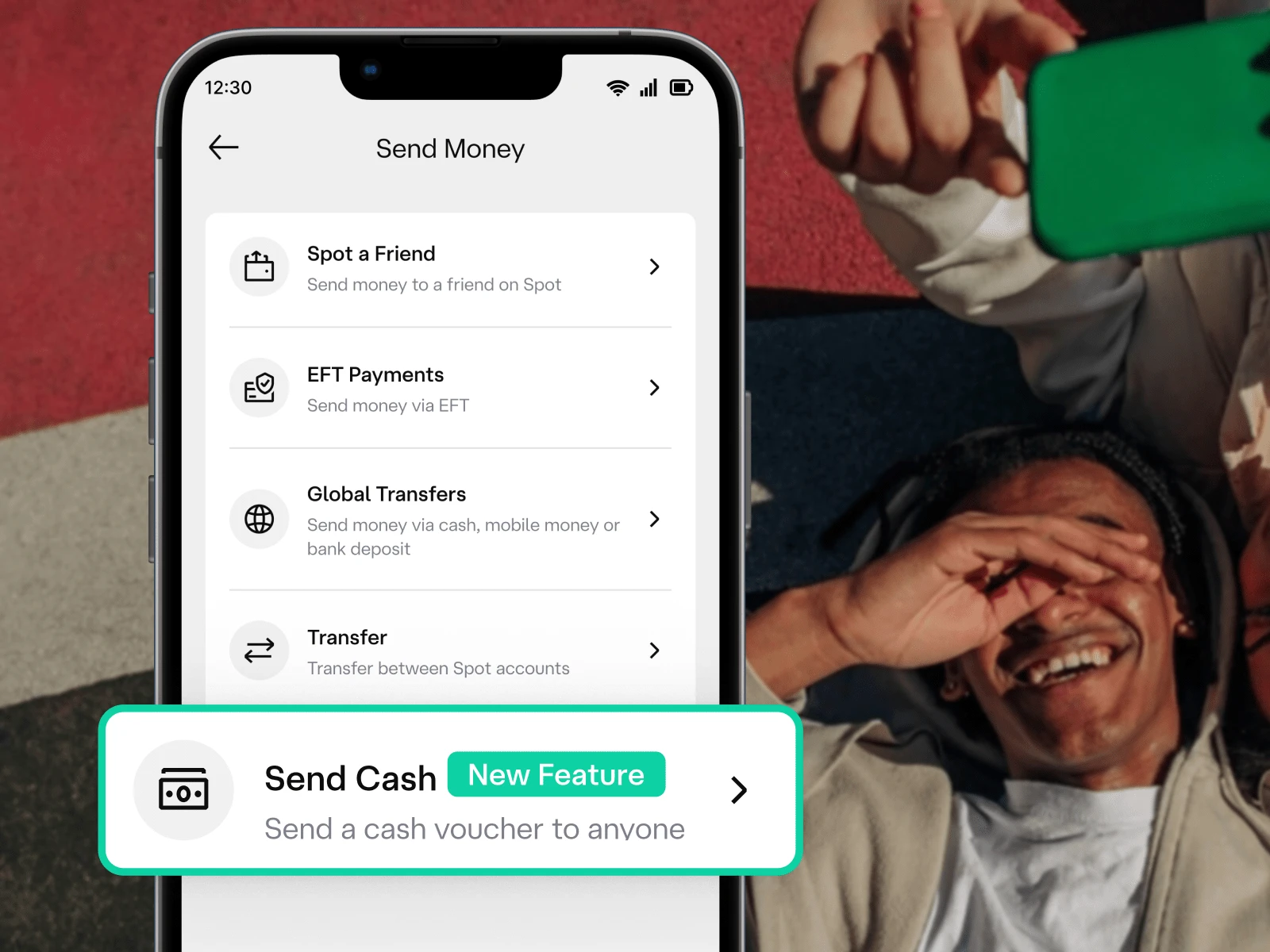 Cash send new feature