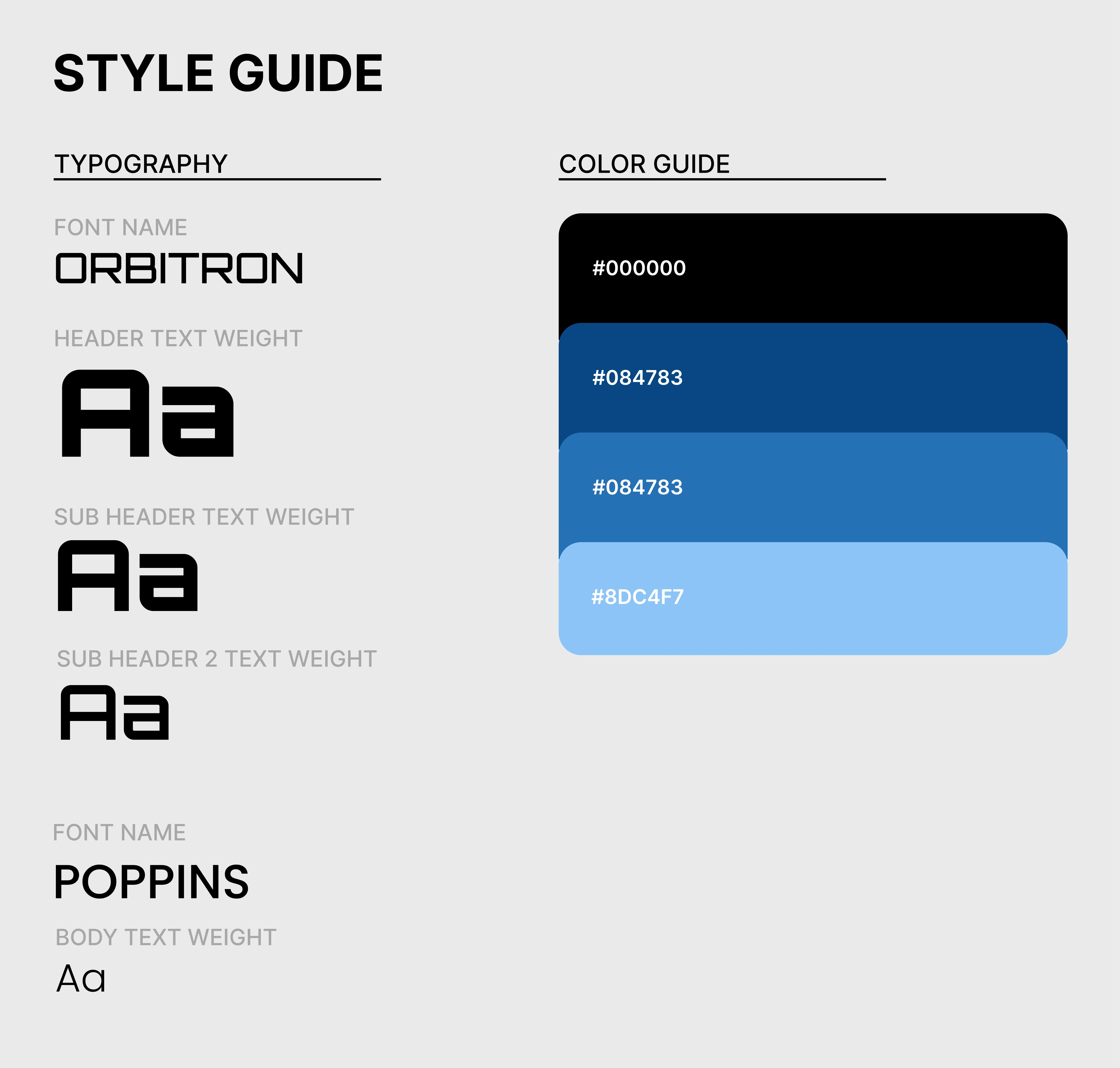 Style Guide