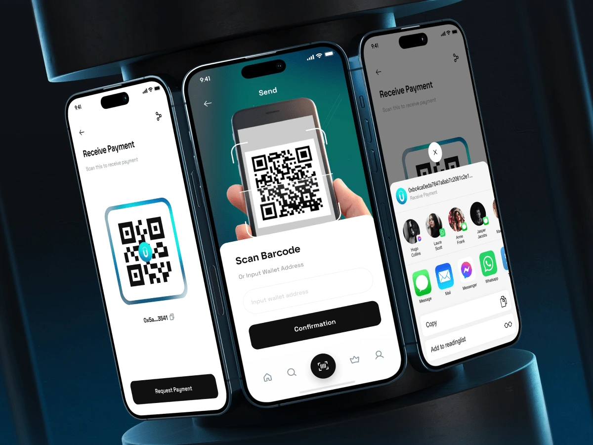 Receive Payment, Scan Barcode and more