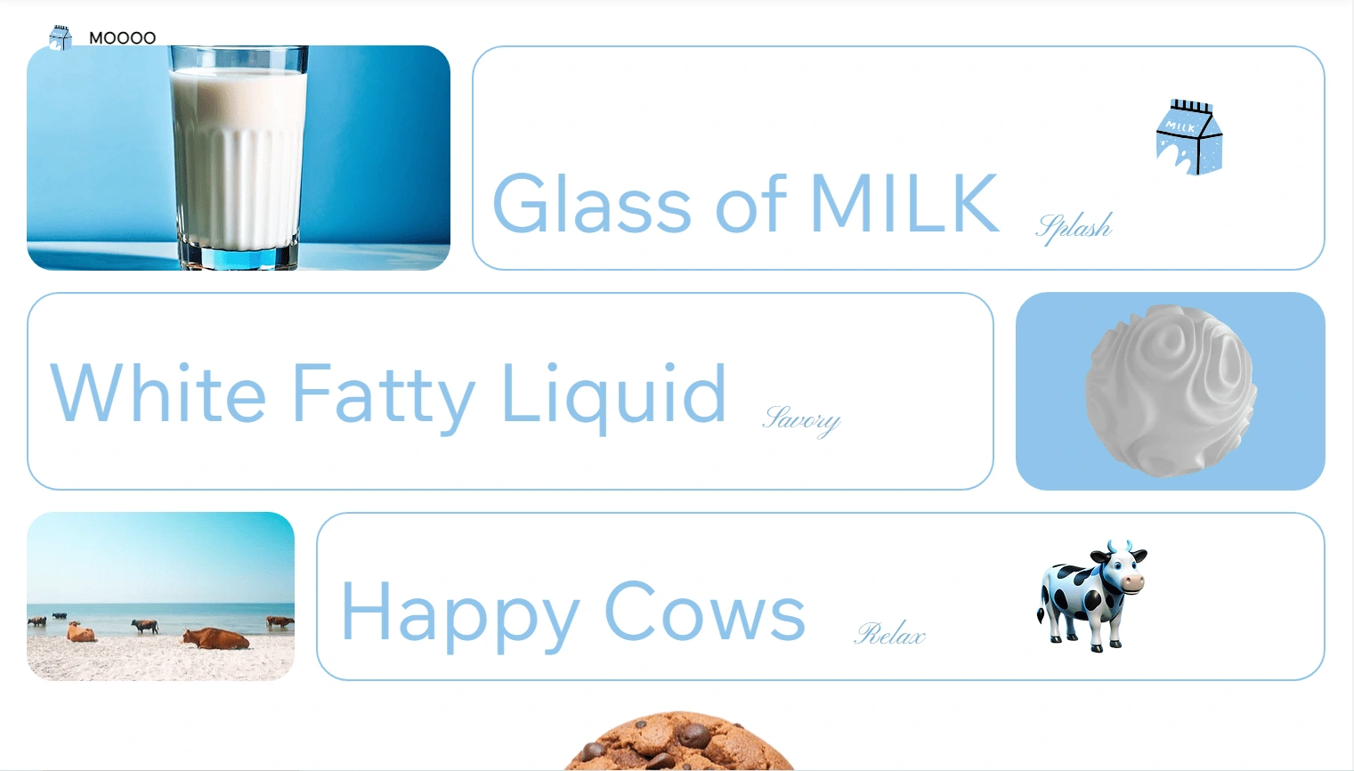 Milk Grid  section