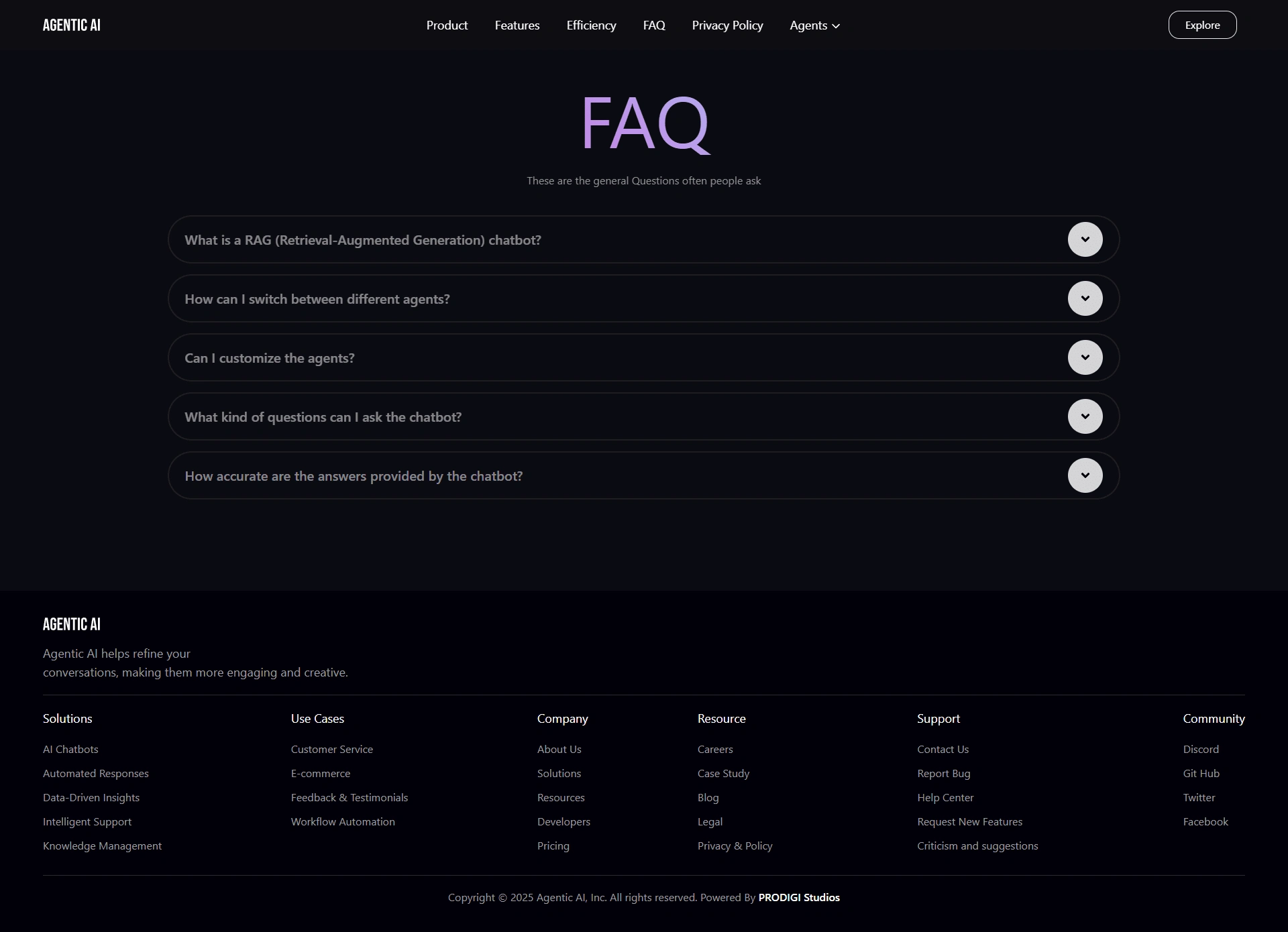 FAQ Page