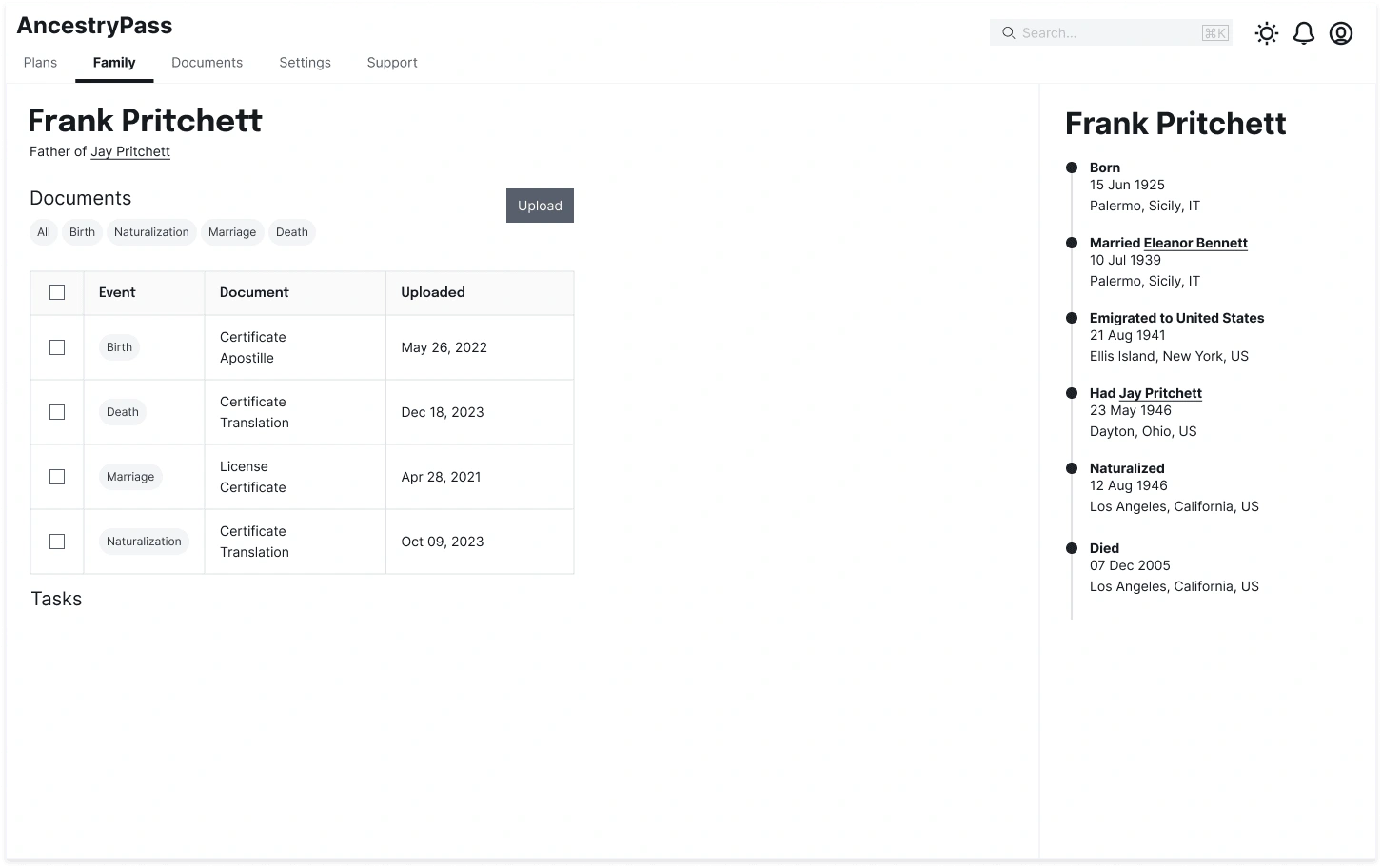 Low-fi wireframe