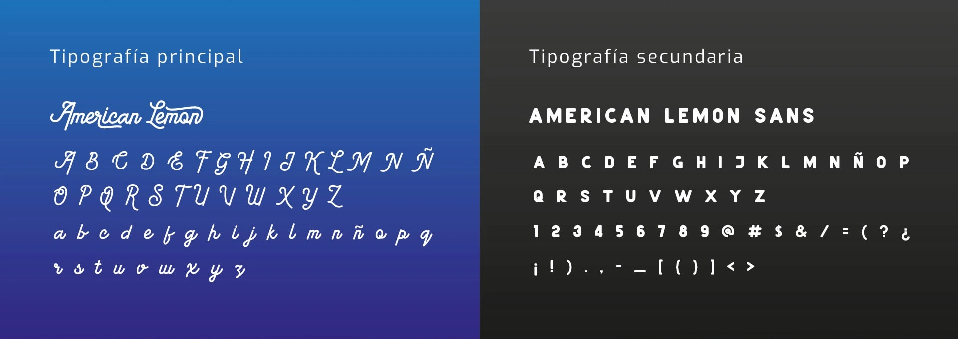 Typography usage