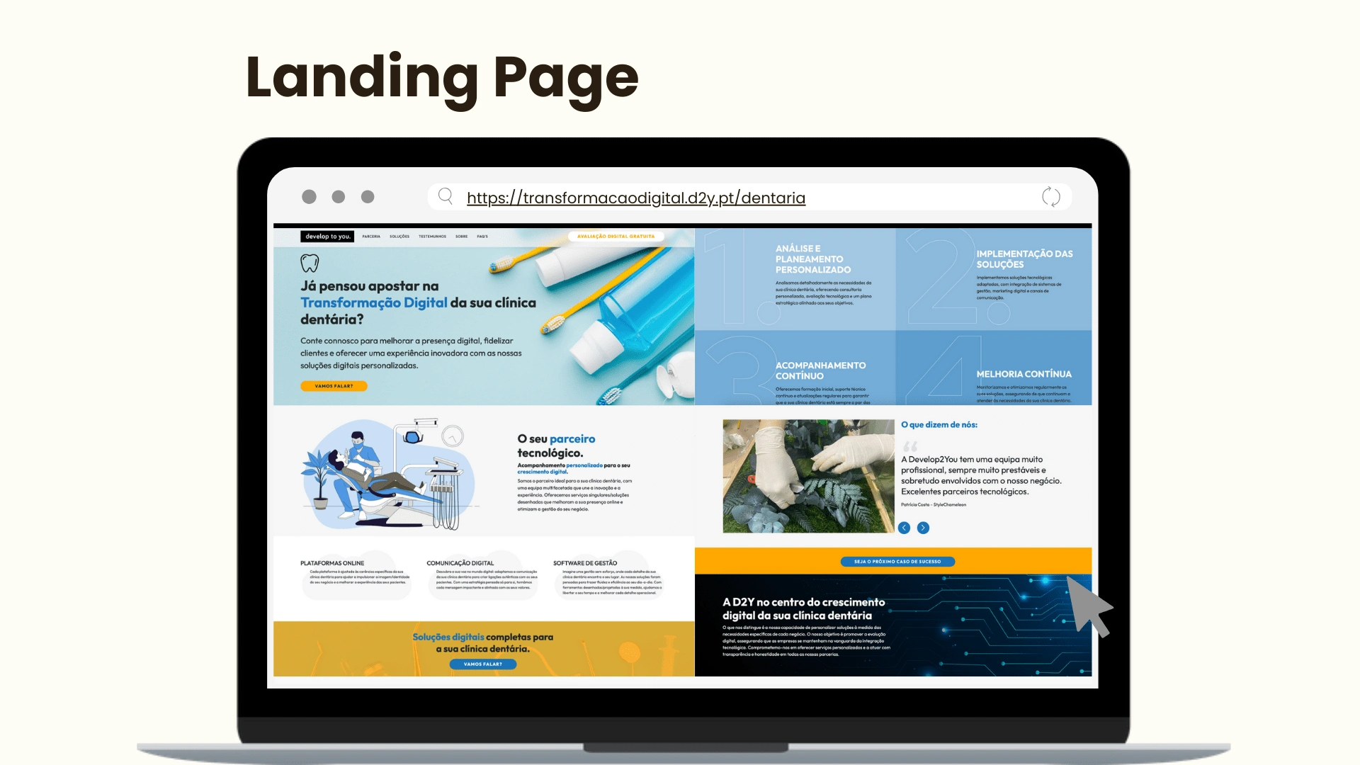 Landing Page - D2Y