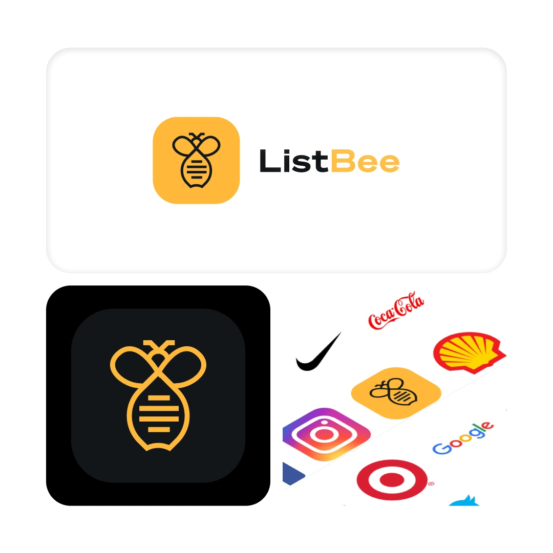 Listbee Logo Concept(Unused) - Grocery Startup