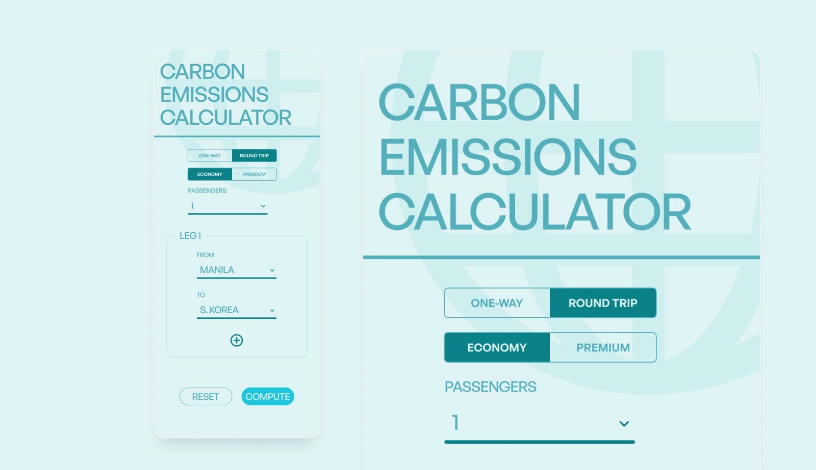 Calculator mobile app