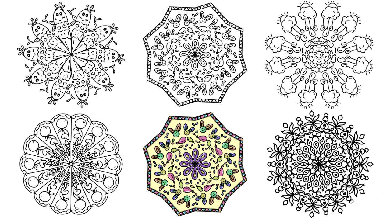 Next, a few mandala designs