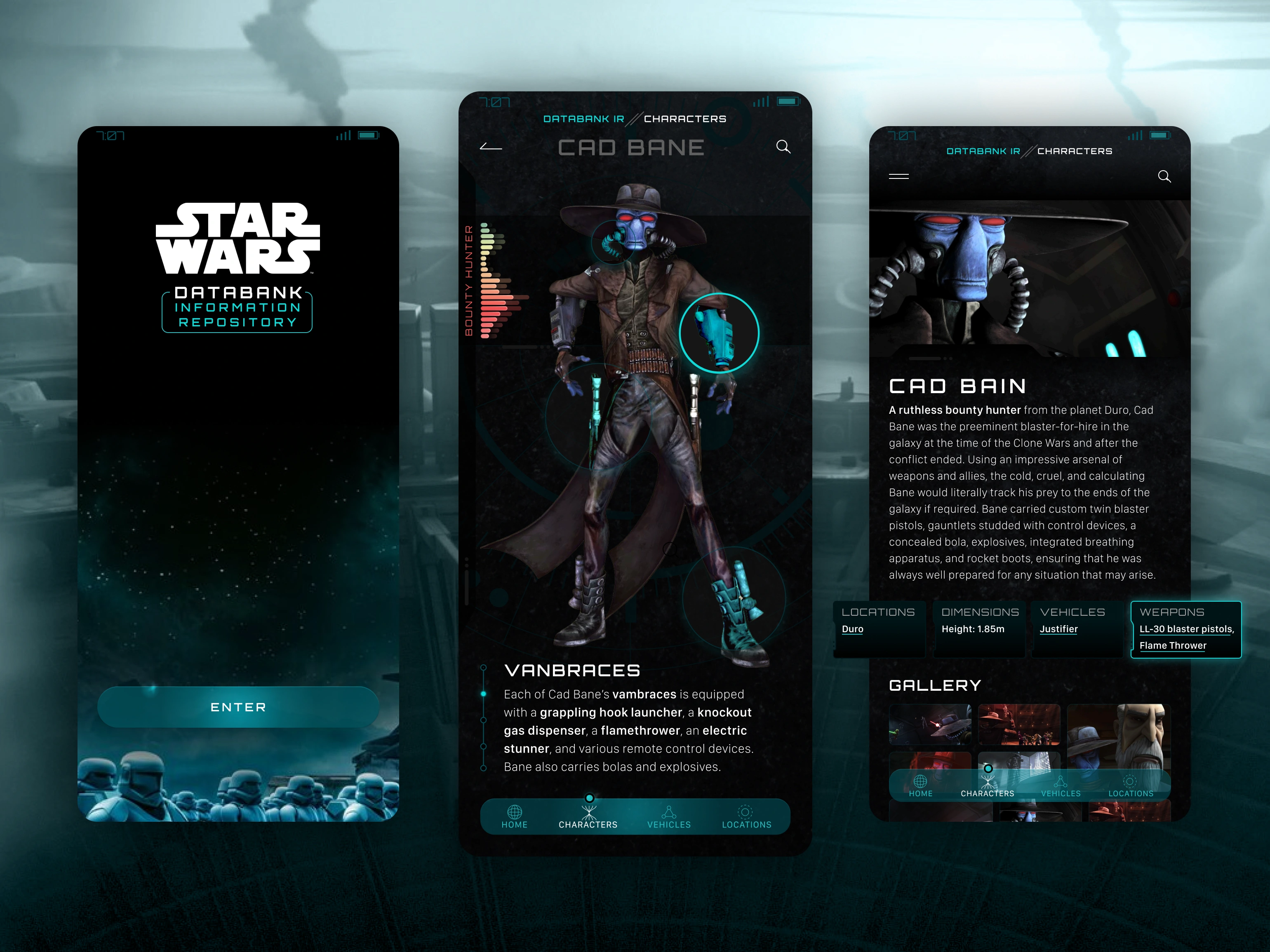 Character Screen / Cad Bane