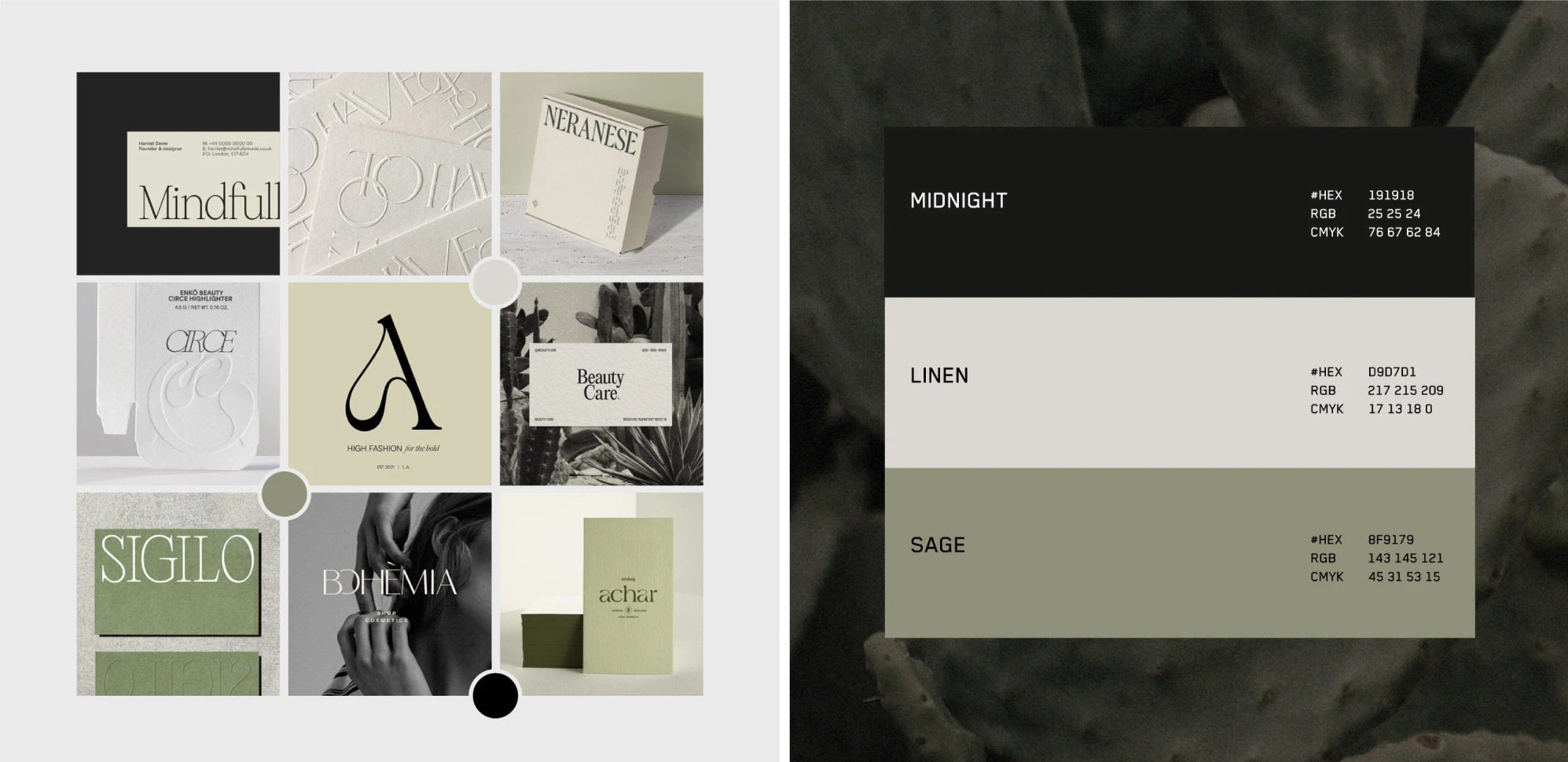 Moodboard and Colour Palette 