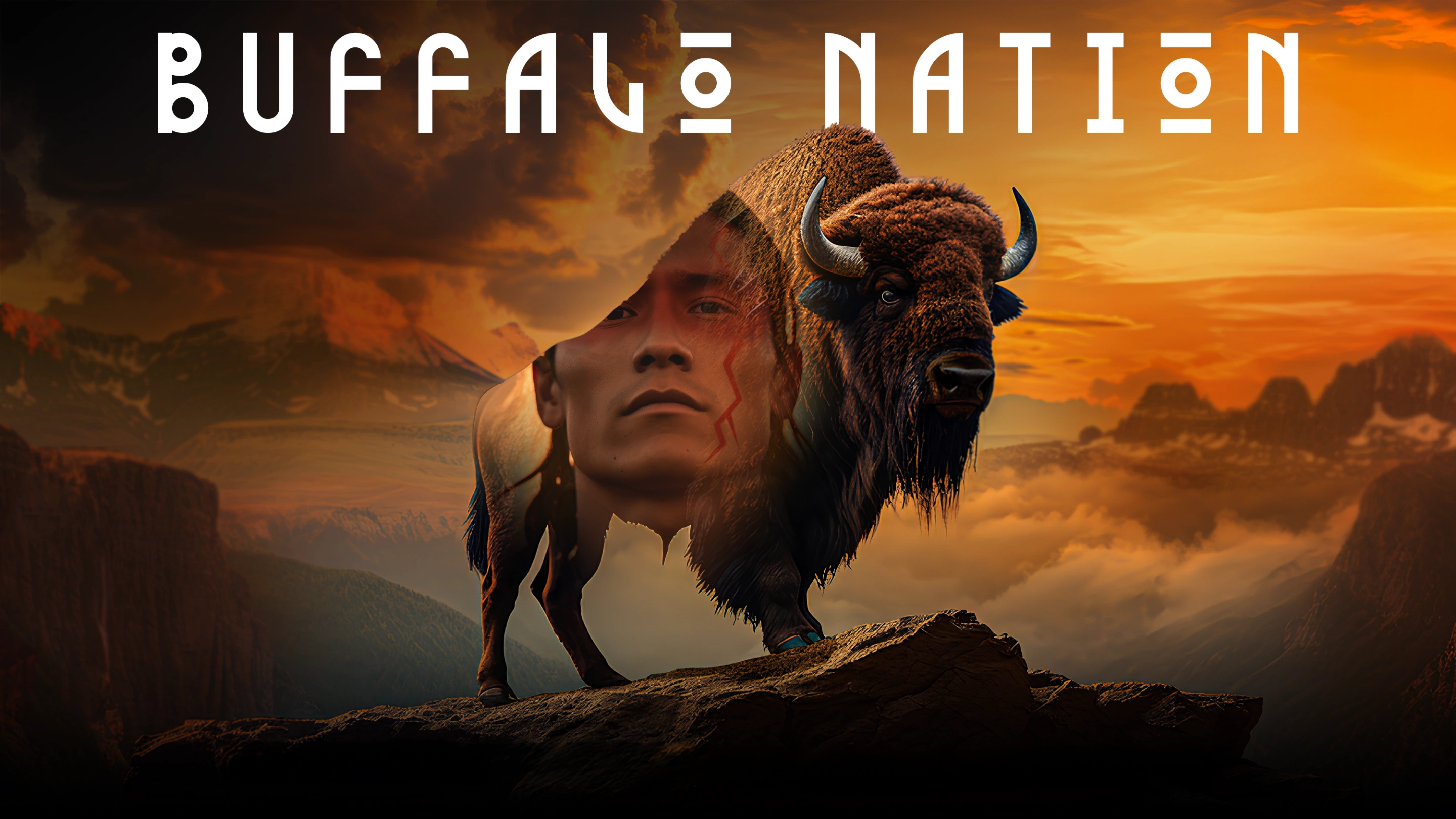 Film pitch deck creation with AI visual generation,
for an epic thematic Native American story.