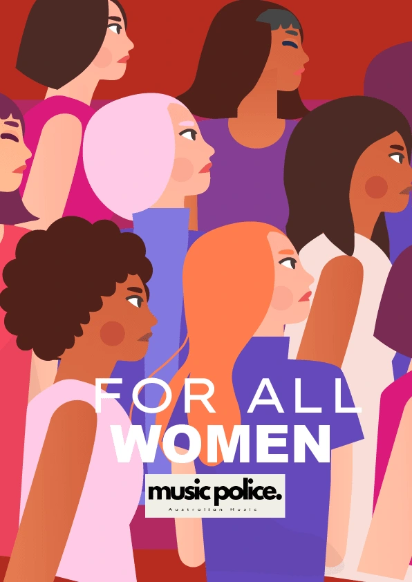 A poster about empowering races and different colors. Available to download on the official MusicPolice website