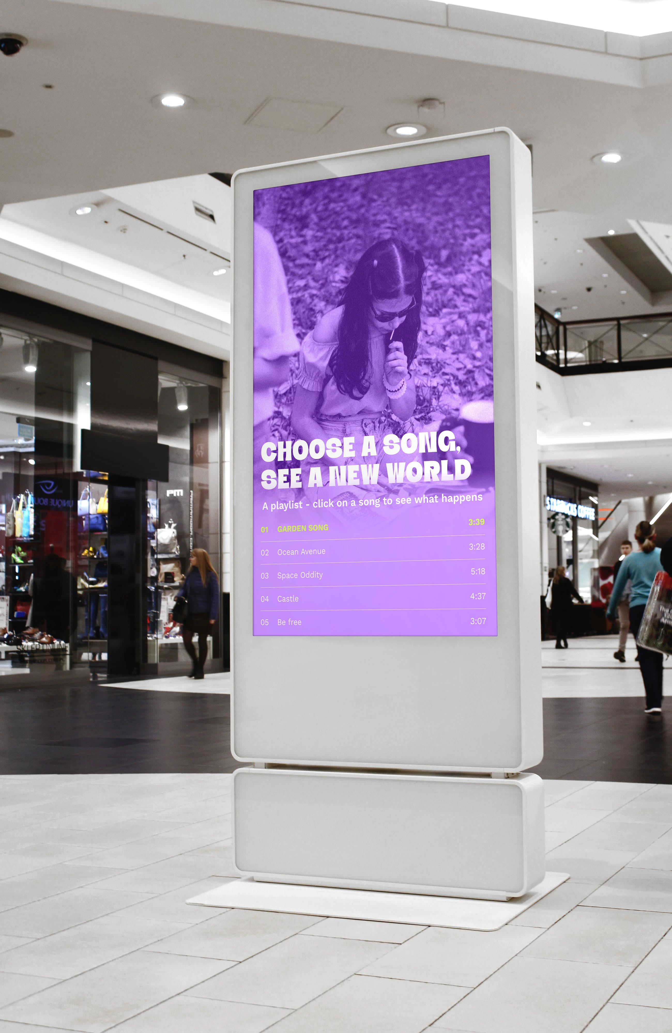 Music Minds outdoor advertising mockup