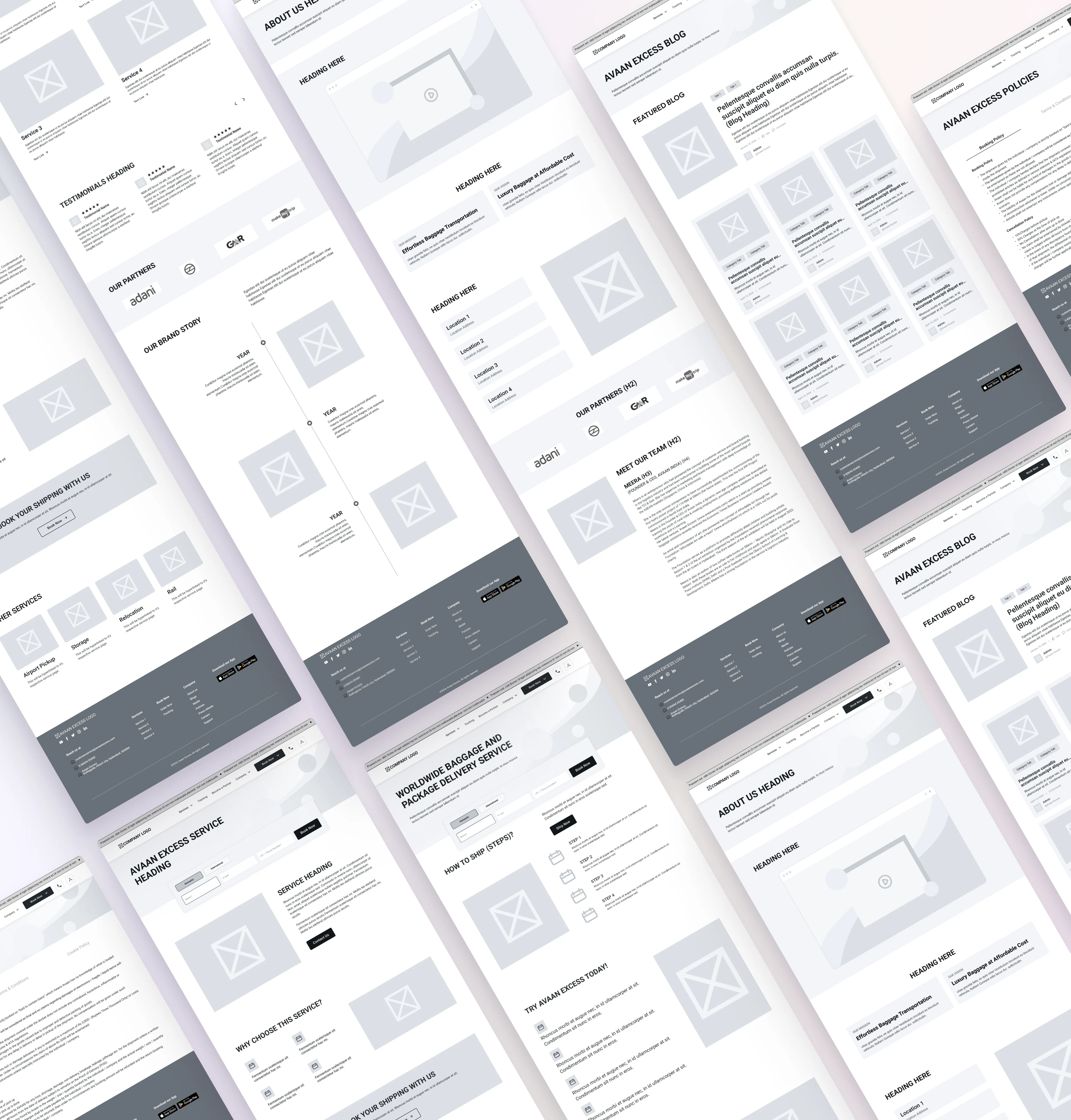 Hi-Fi Wireframes