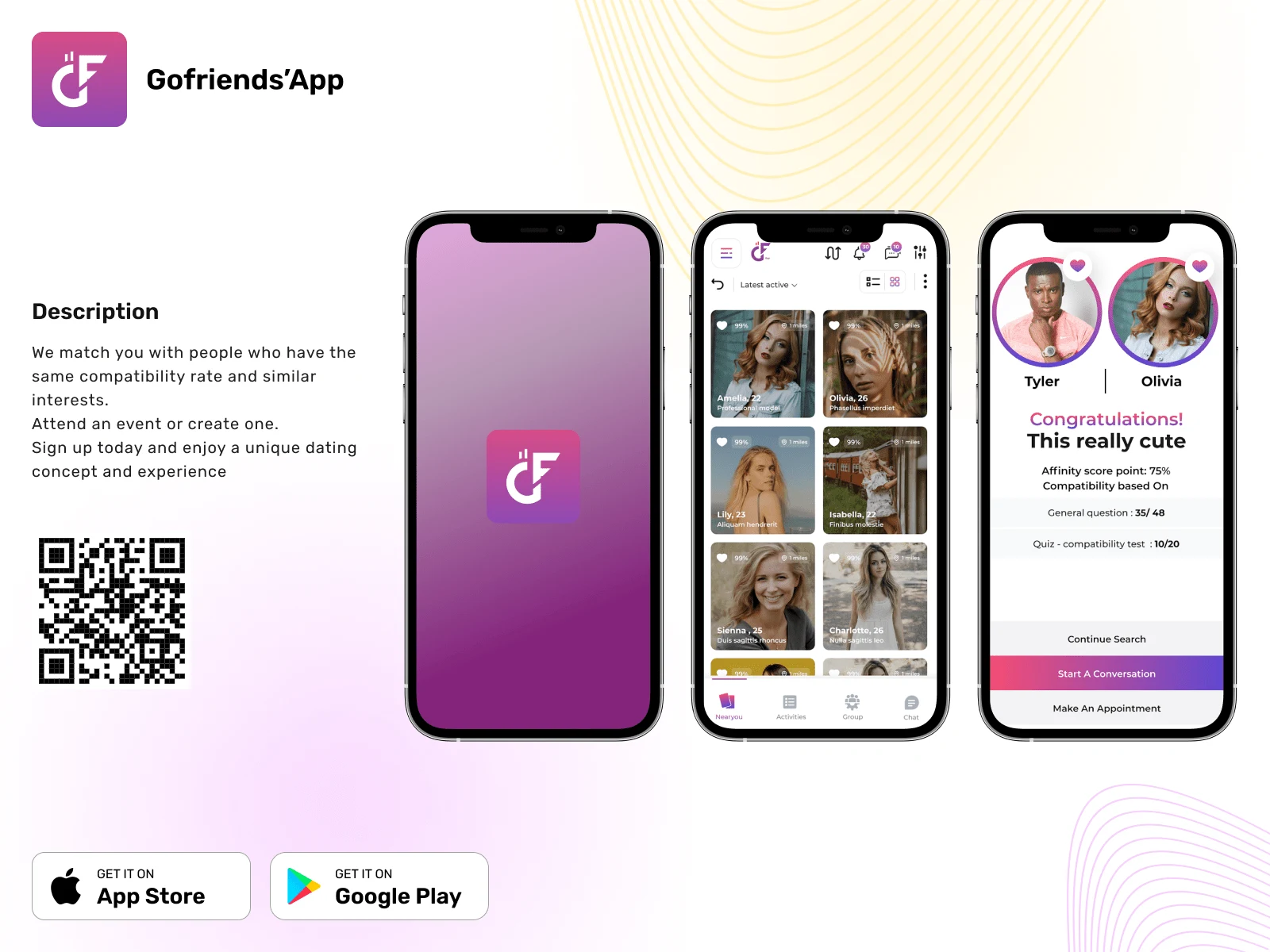 Go-Friends Social Media App